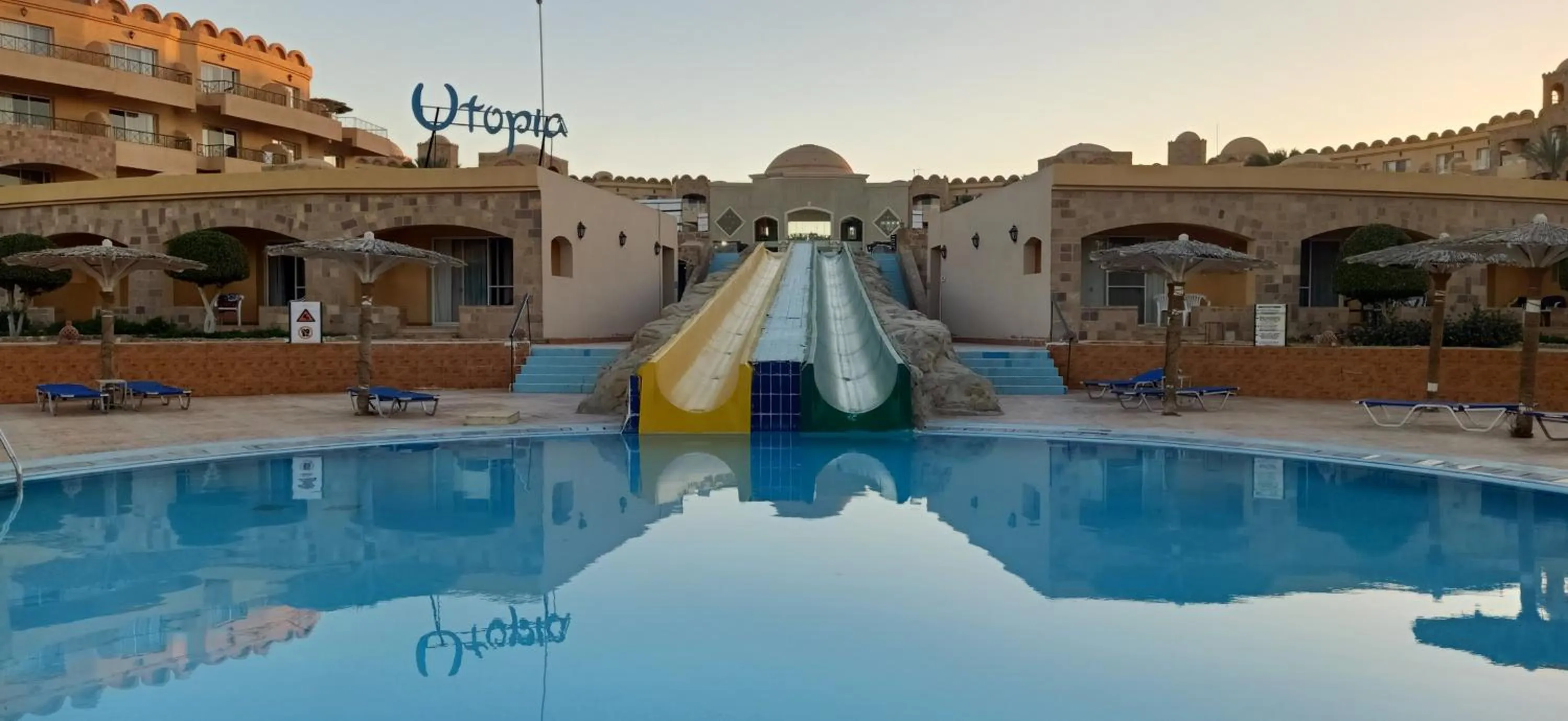 Aqua park in Utopia Beach Club
