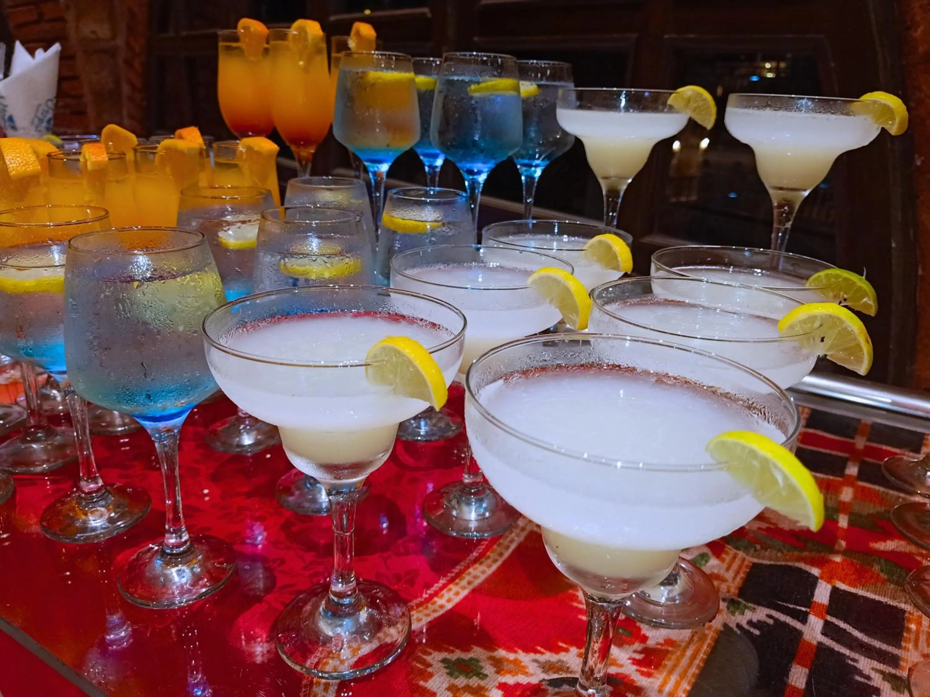 Drinks in Utopia Beach Club