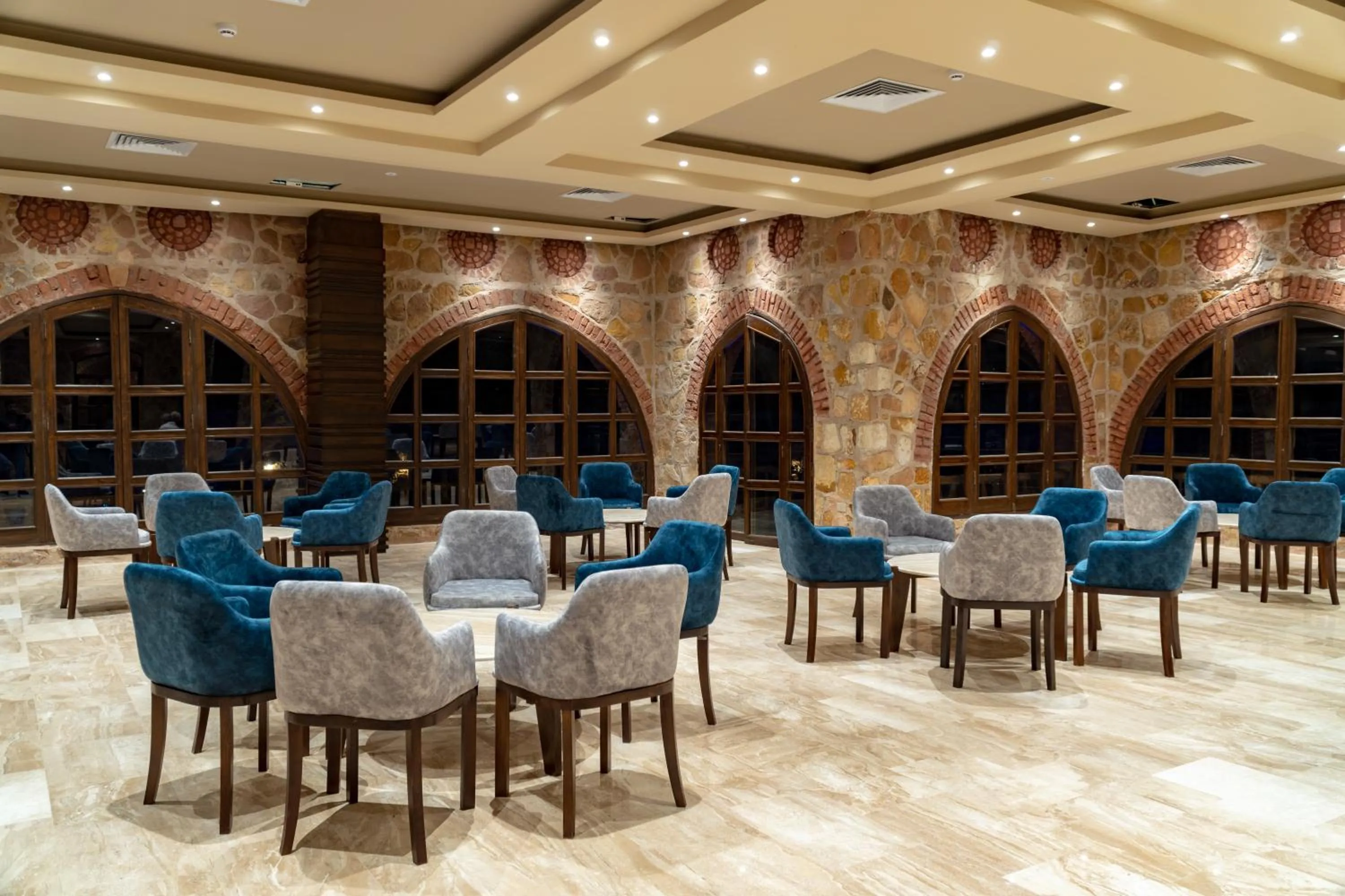 Dining area in Utopia Beach Club