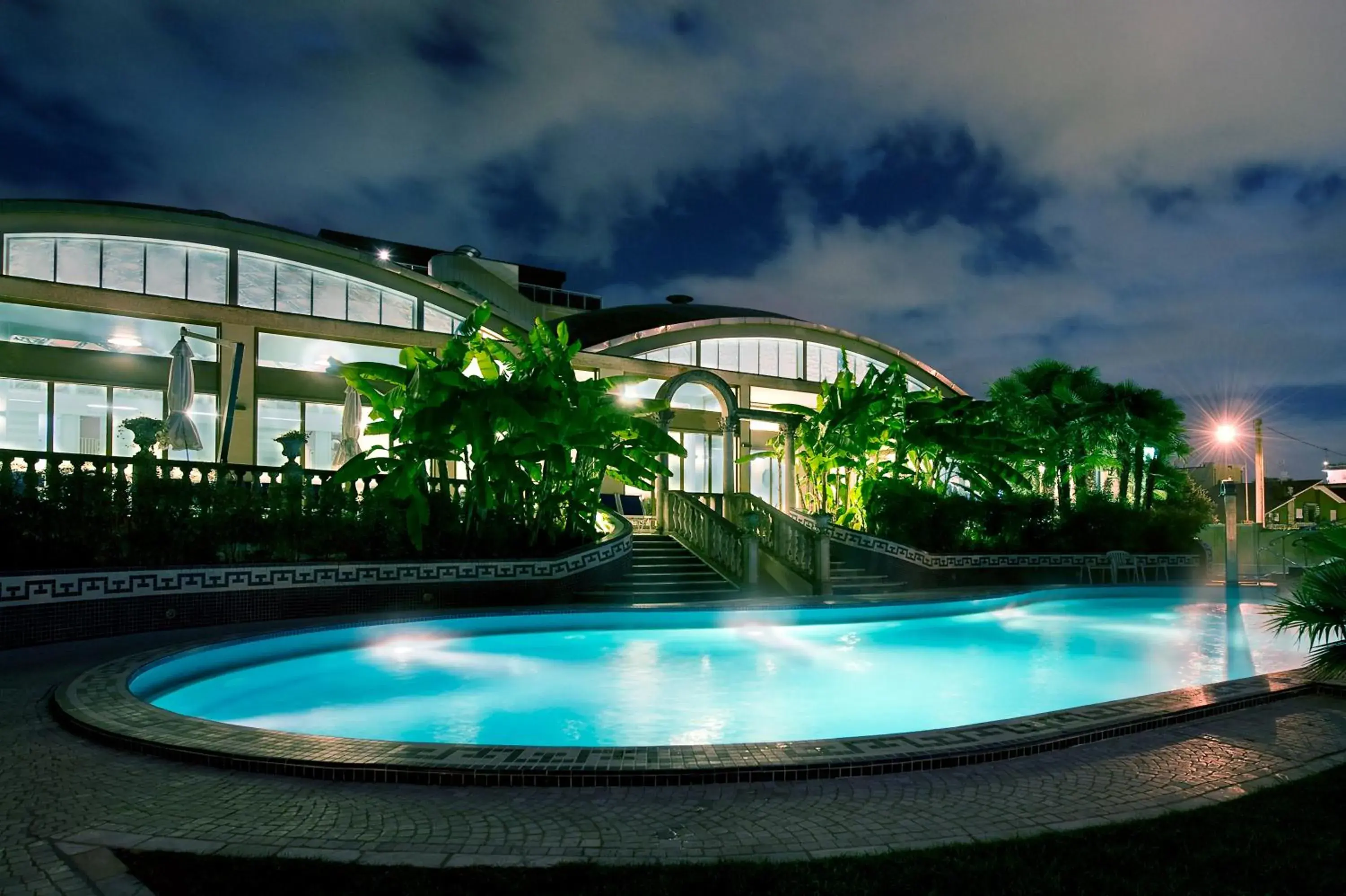 Pool view in Abano Ritz Hotel Terme Pool view in Abano Ritz Hotel Terme