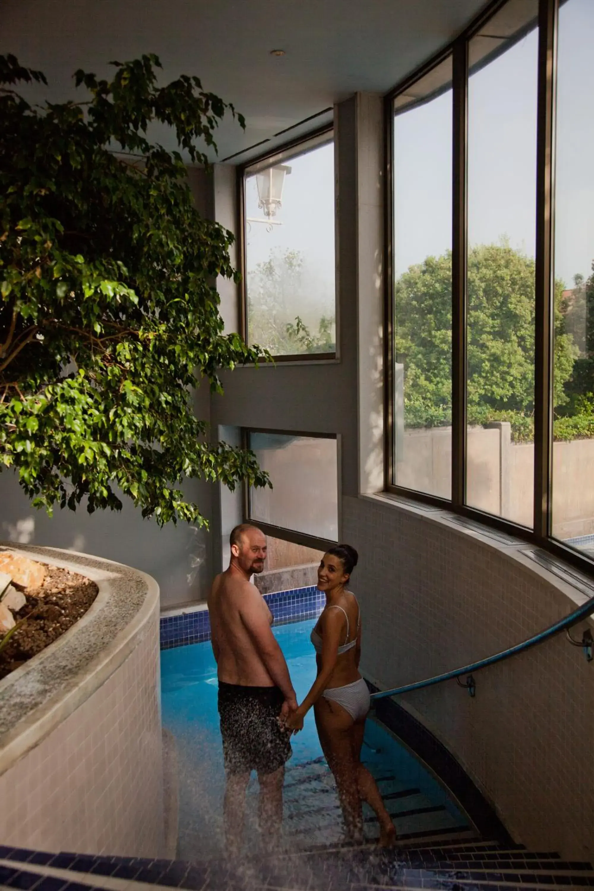 Swimming pool in Abano Ritz Hotel Terme Swimming pool in Abano Ritz Hotel Terme