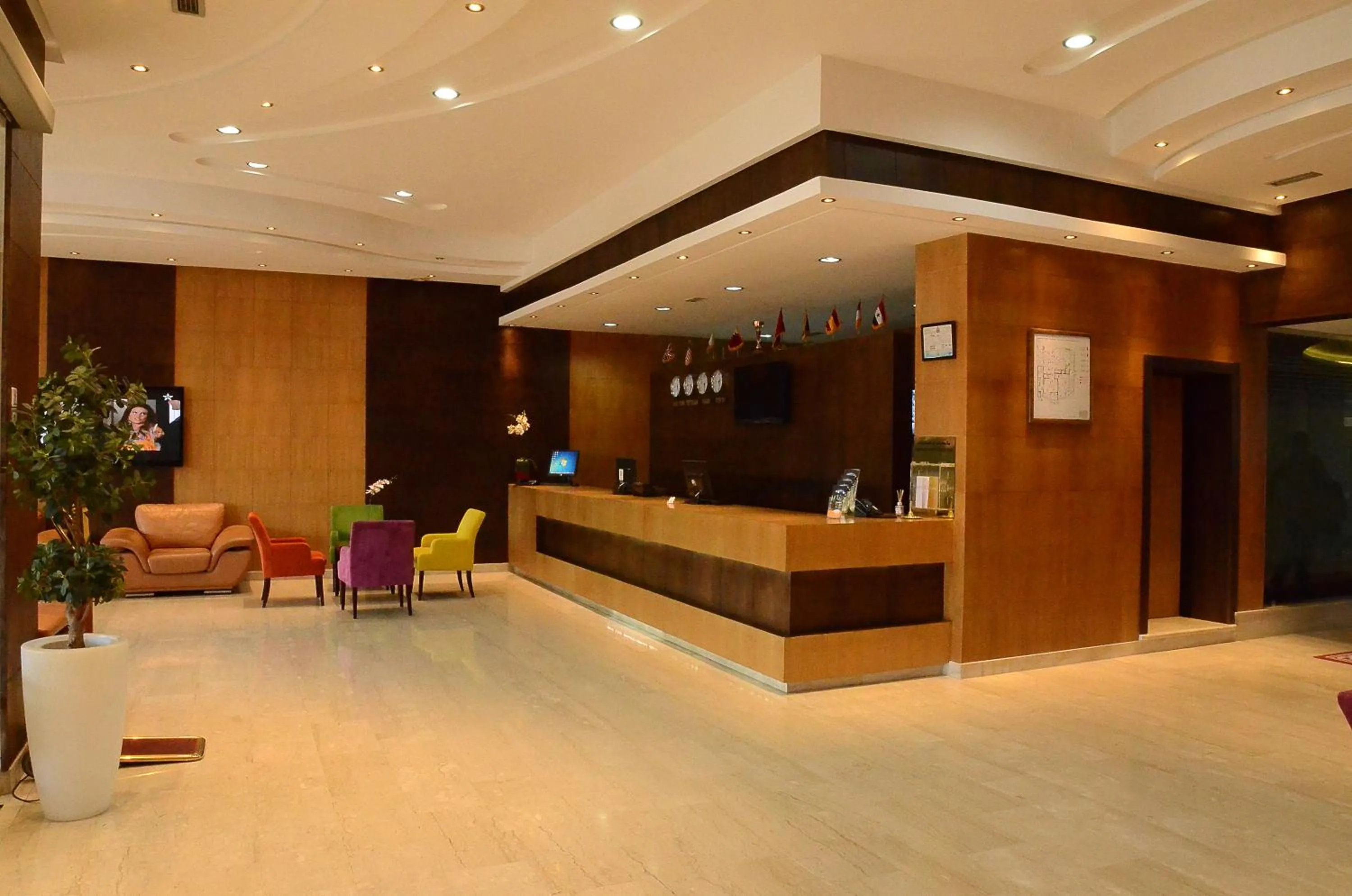 Lobby or reception in Hotel Chams