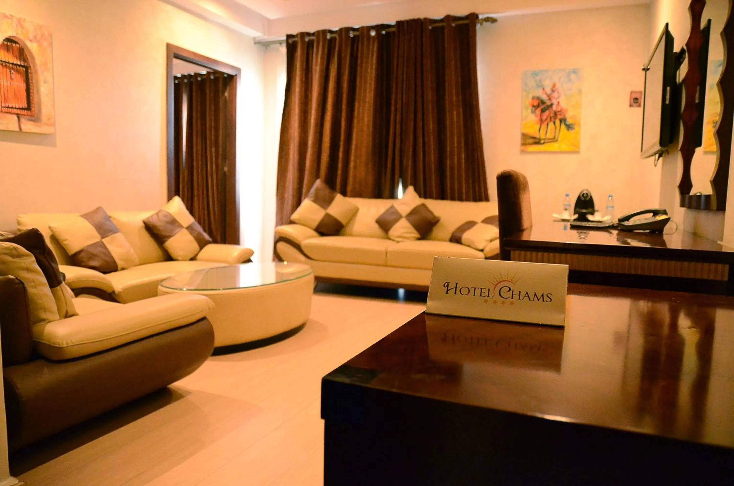 Living room in Hotel Chams