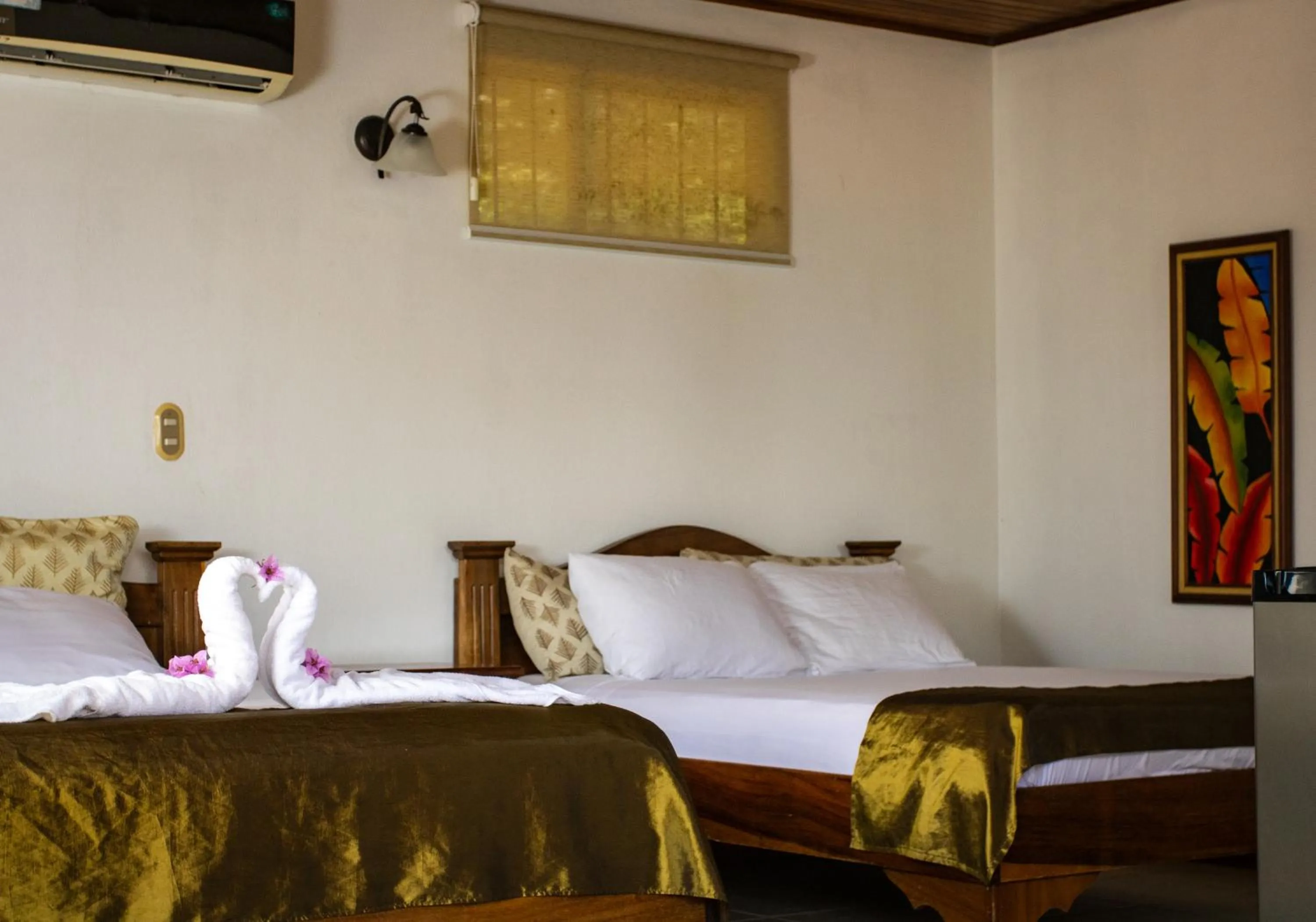 Bed in Miradas Arenal Hotel & Hotsprings