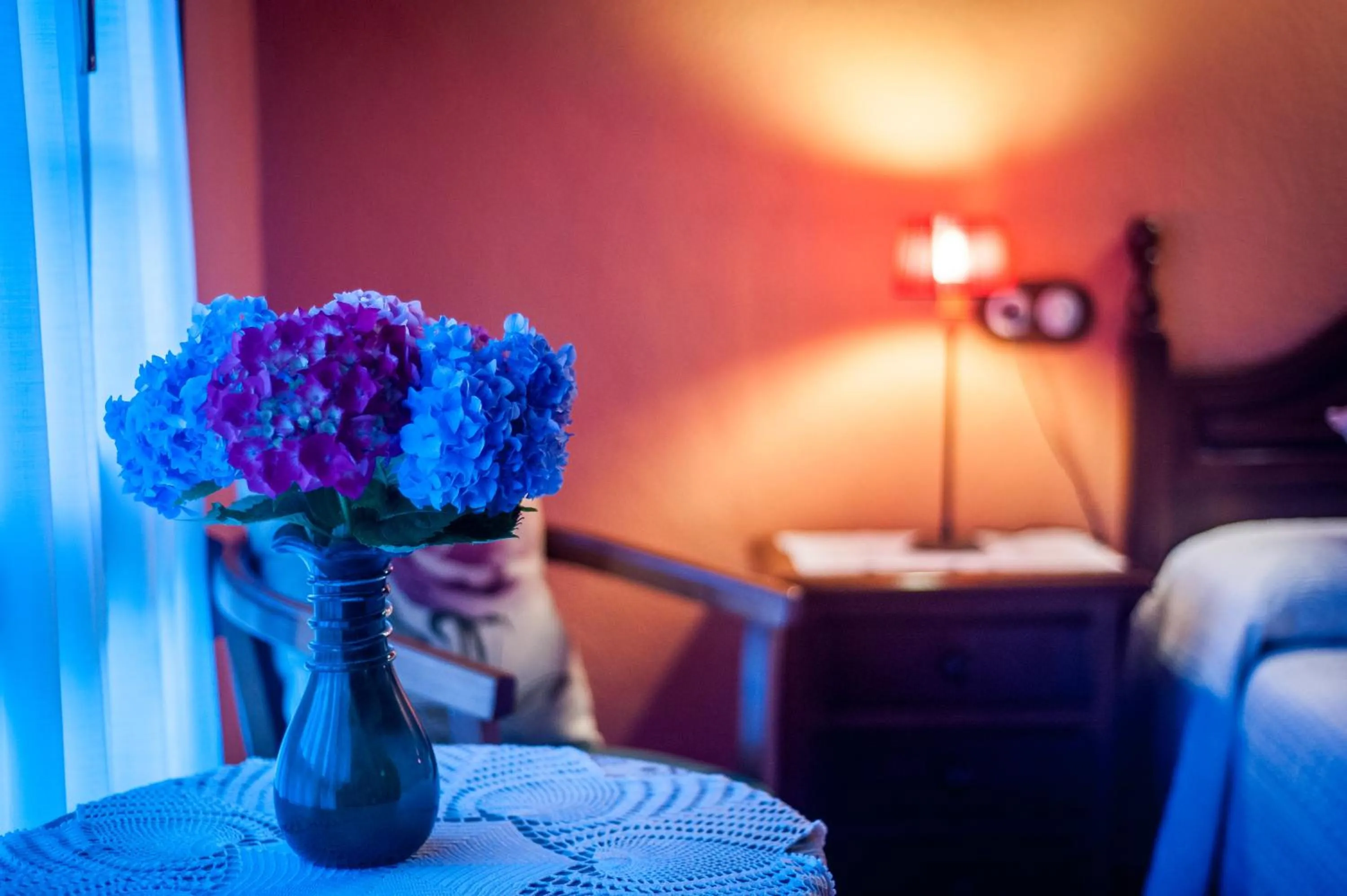 Decorative detail, Bed in Casa de Aldea Riosol