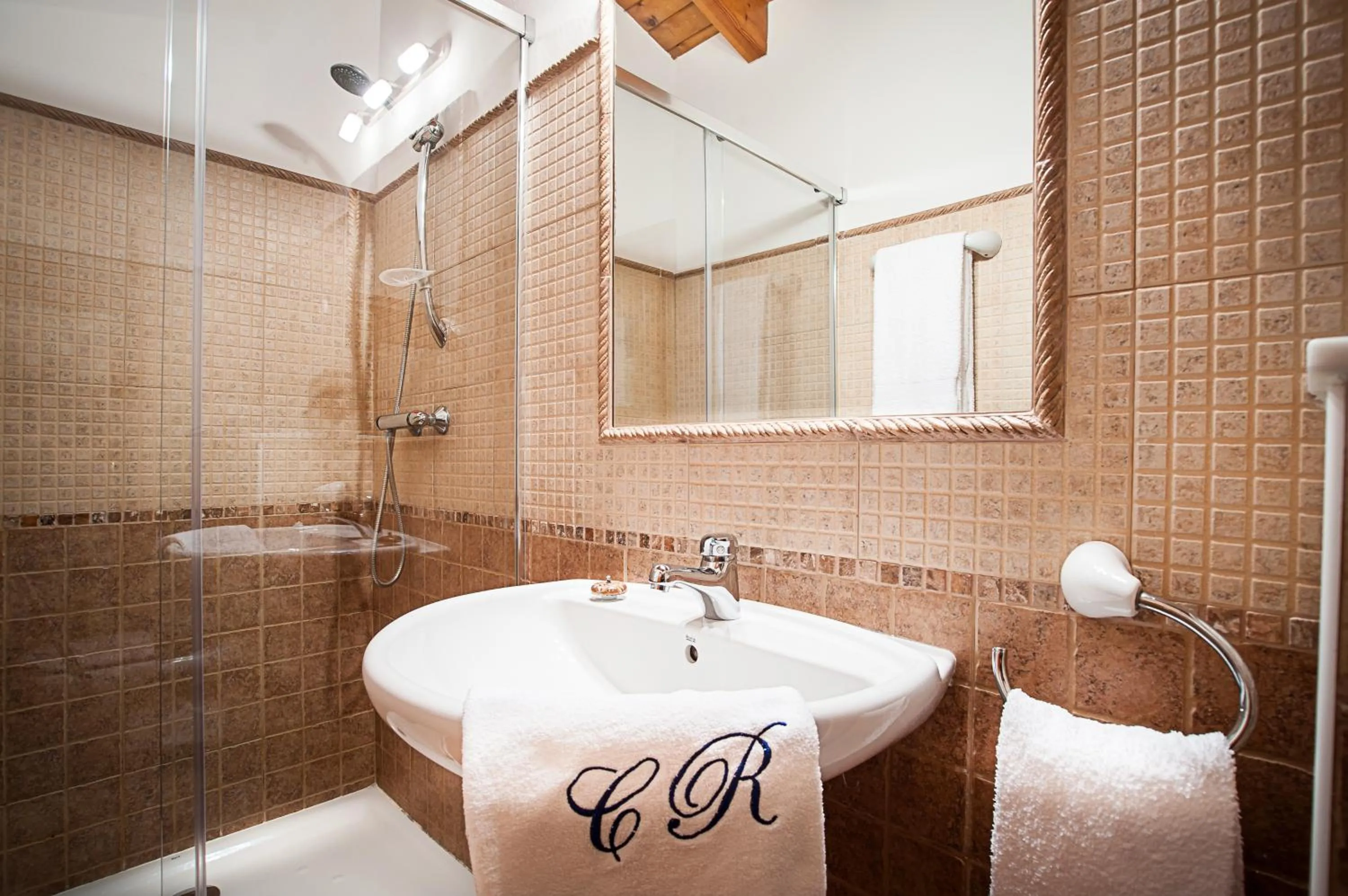 Shower in Casa de Aldea Riosol