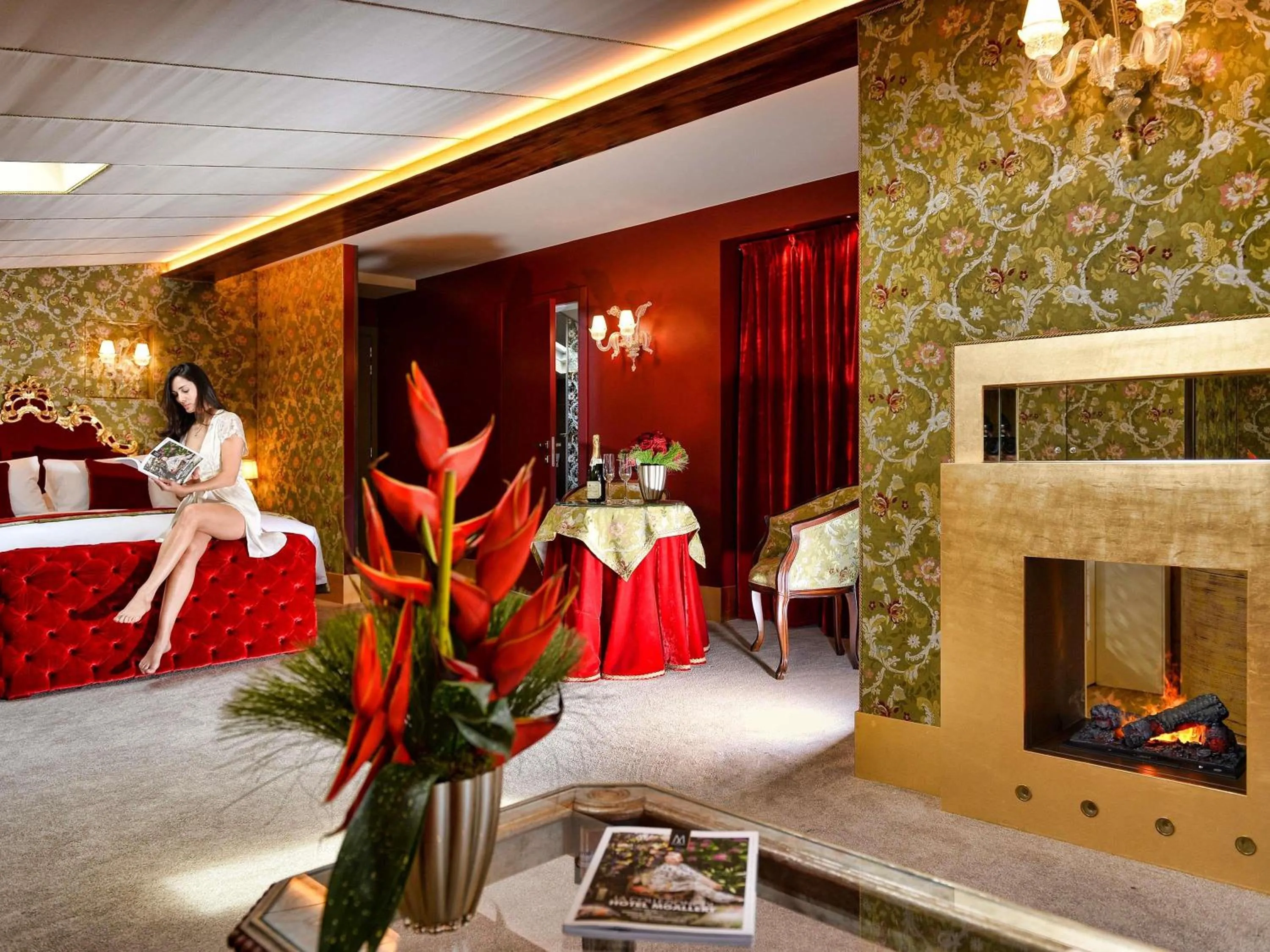 Bedroom, Bed in Papadopoli Hotel Venezia - MGallery Collection