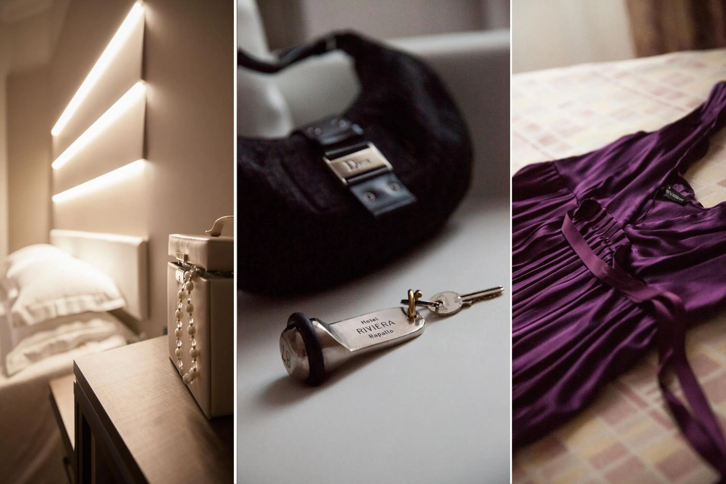 Bed in Hotel Riviera