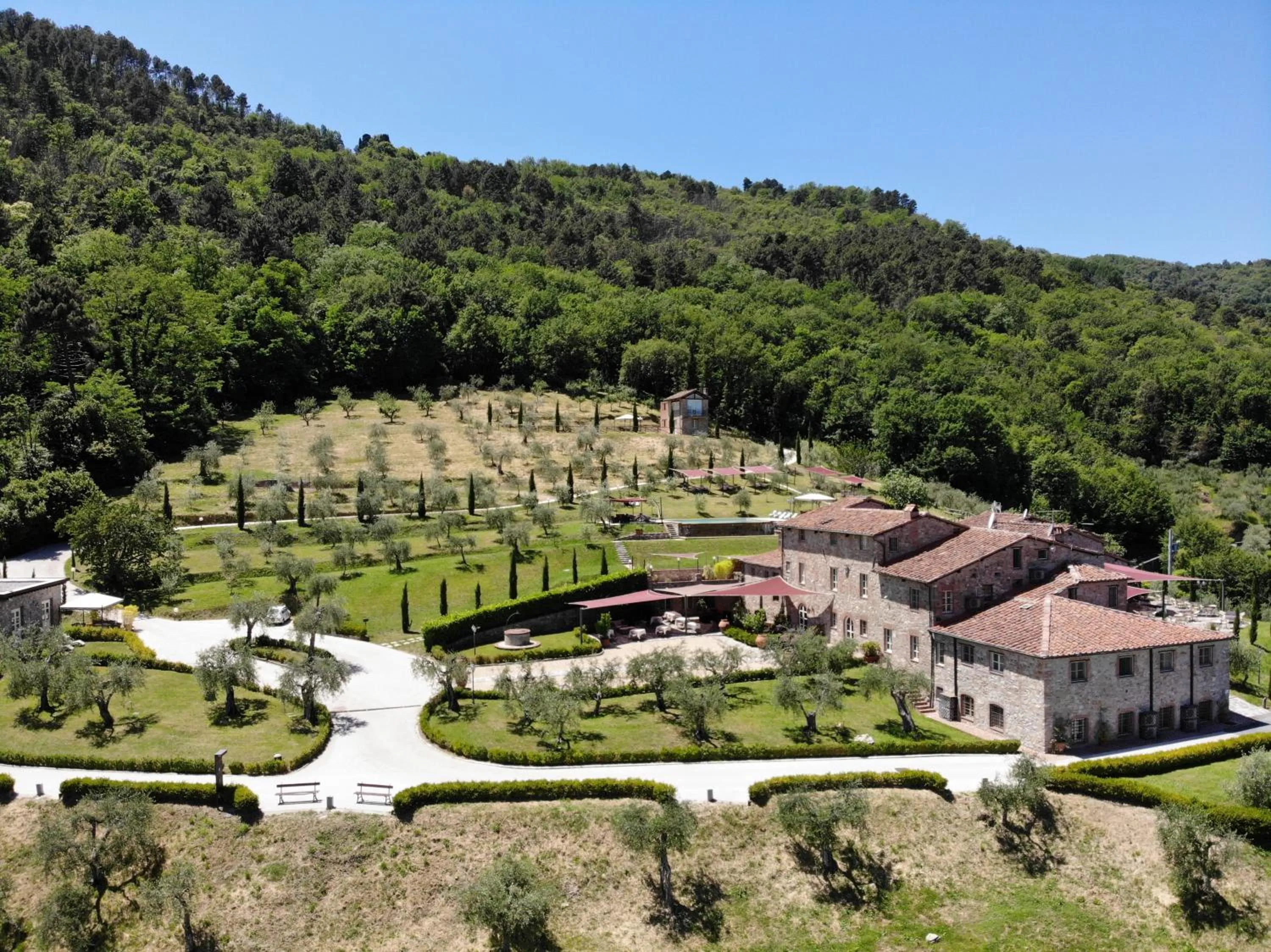 Bird's eye view in Hotel Villa Volpi