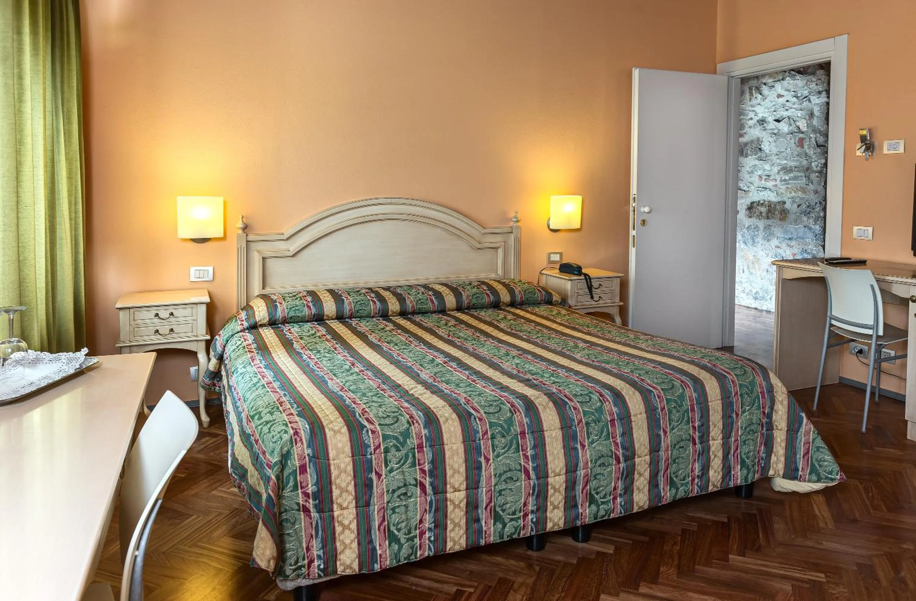 Bed in Hotel Villa Volpi