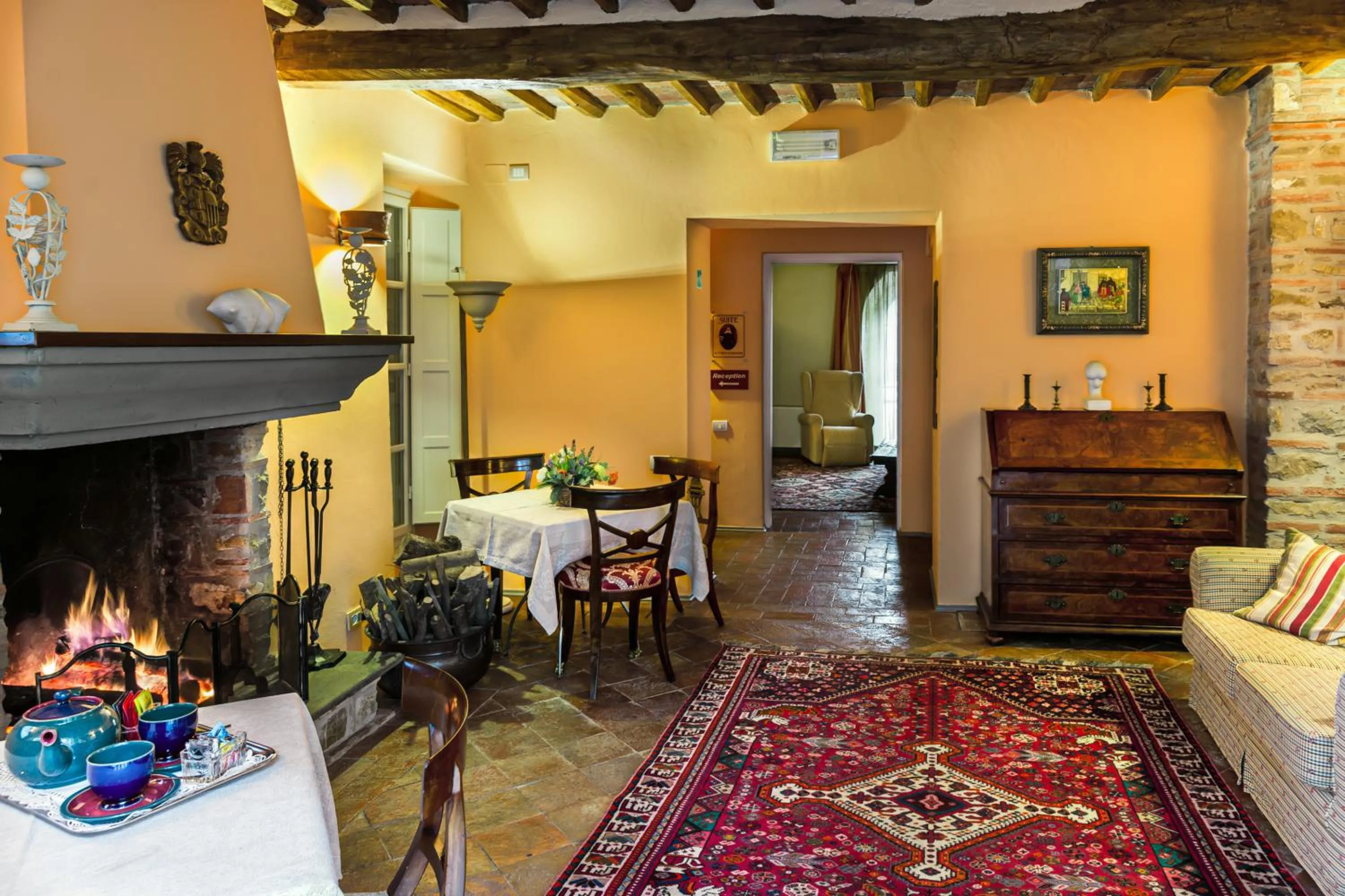 Lobby or reception in Hotel Villa Volpi