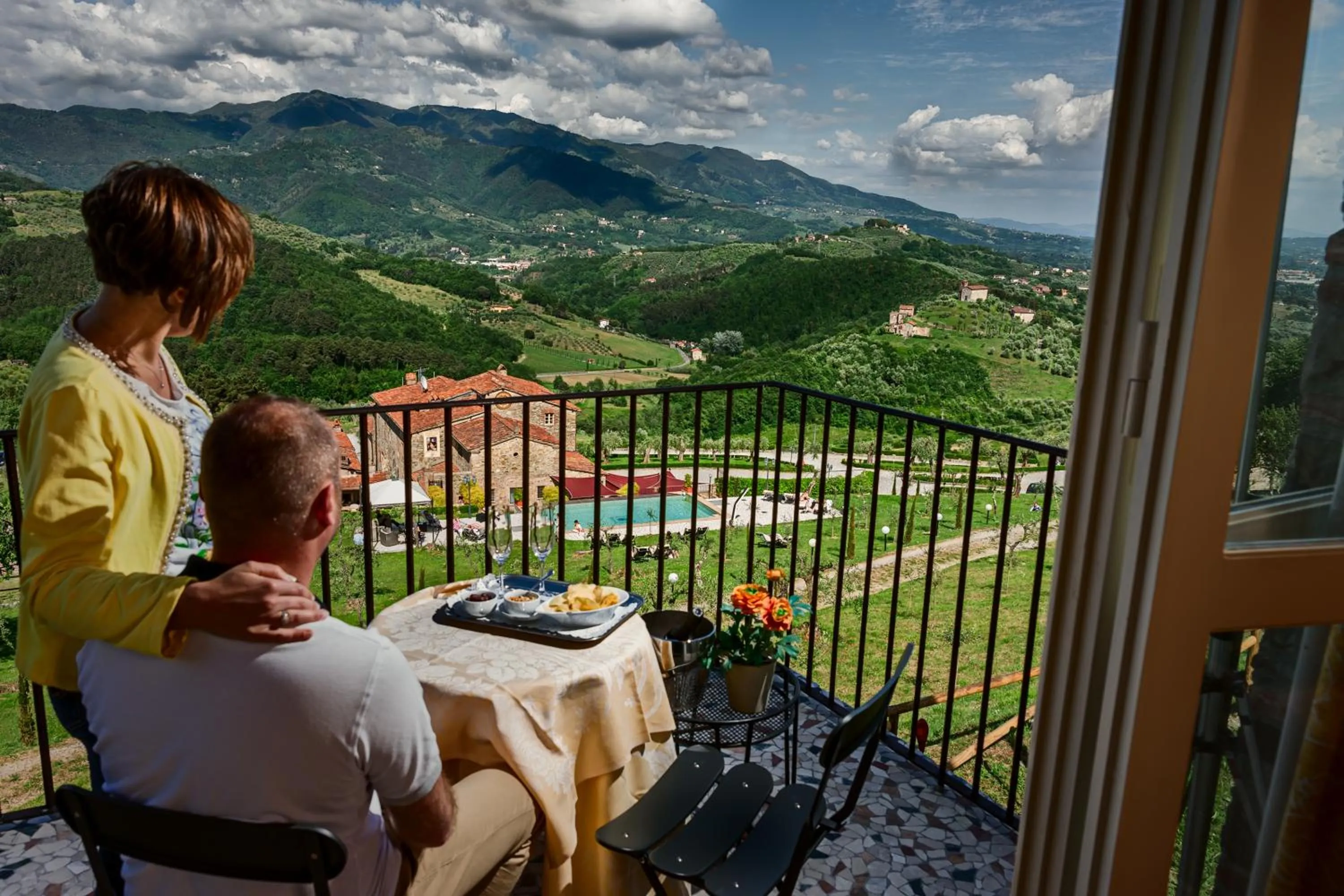 Balcony/Terrace in Hotel Villa Volpi