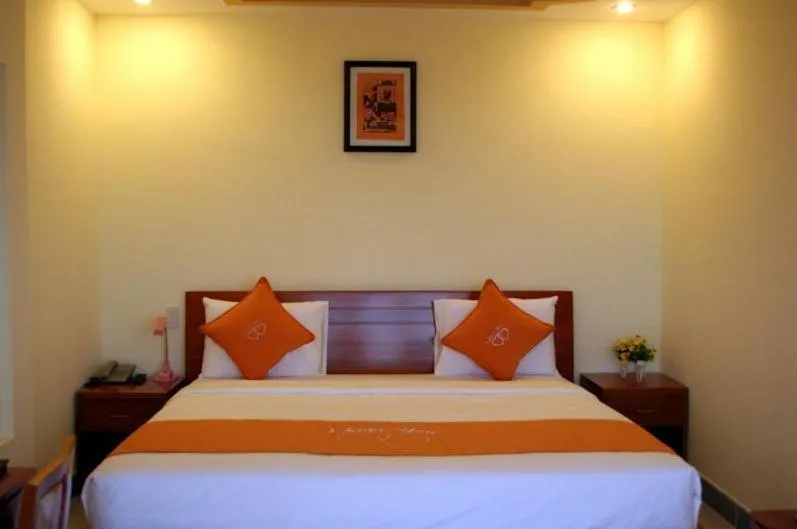 Bed in Ha Phuong Mui Ne Hotel