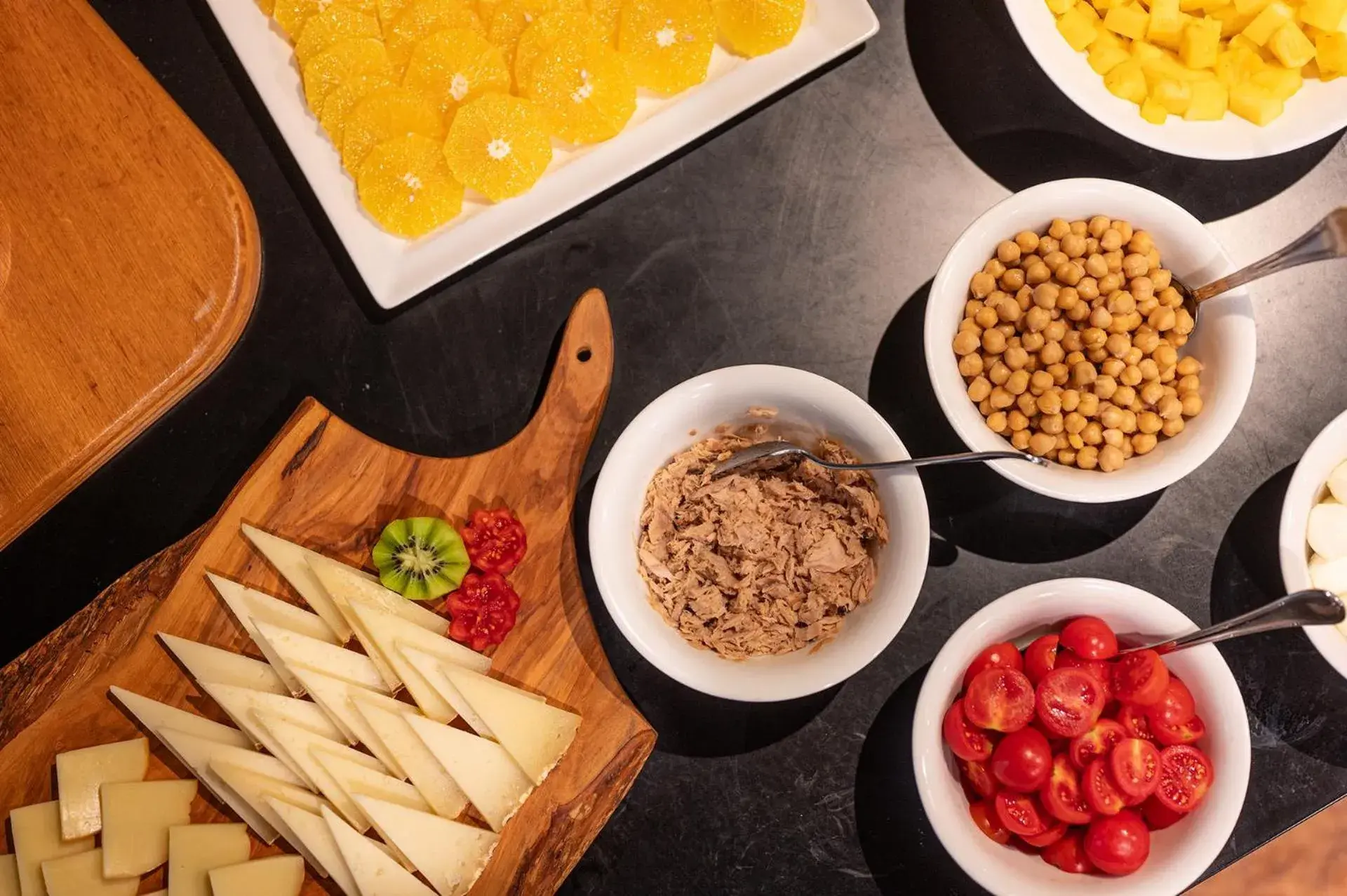 Buffet breakfast in Hotel Leopardi Buffet breakfast in Hotel Leopardi