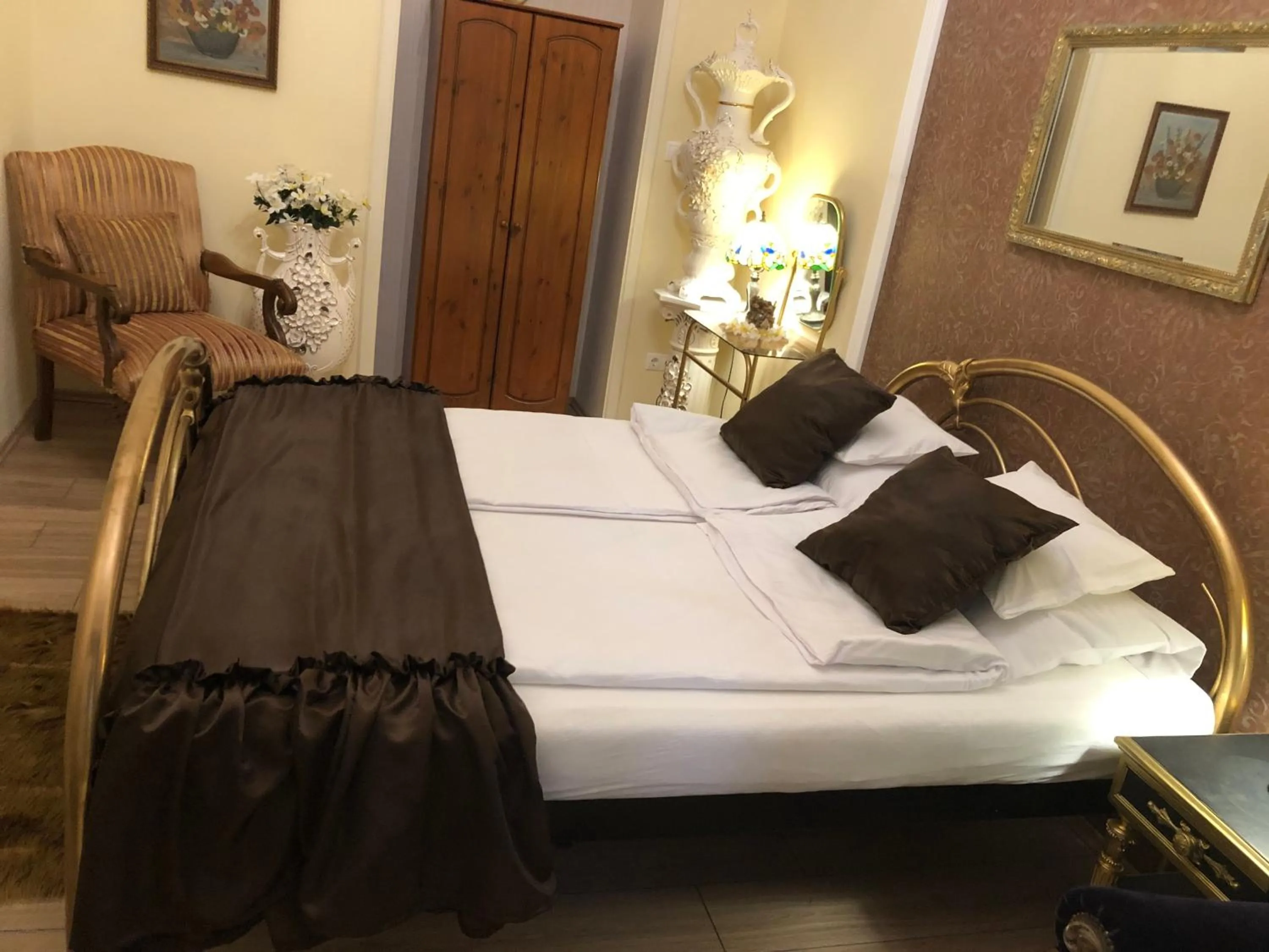 Bed in Logod Panorama Apartman