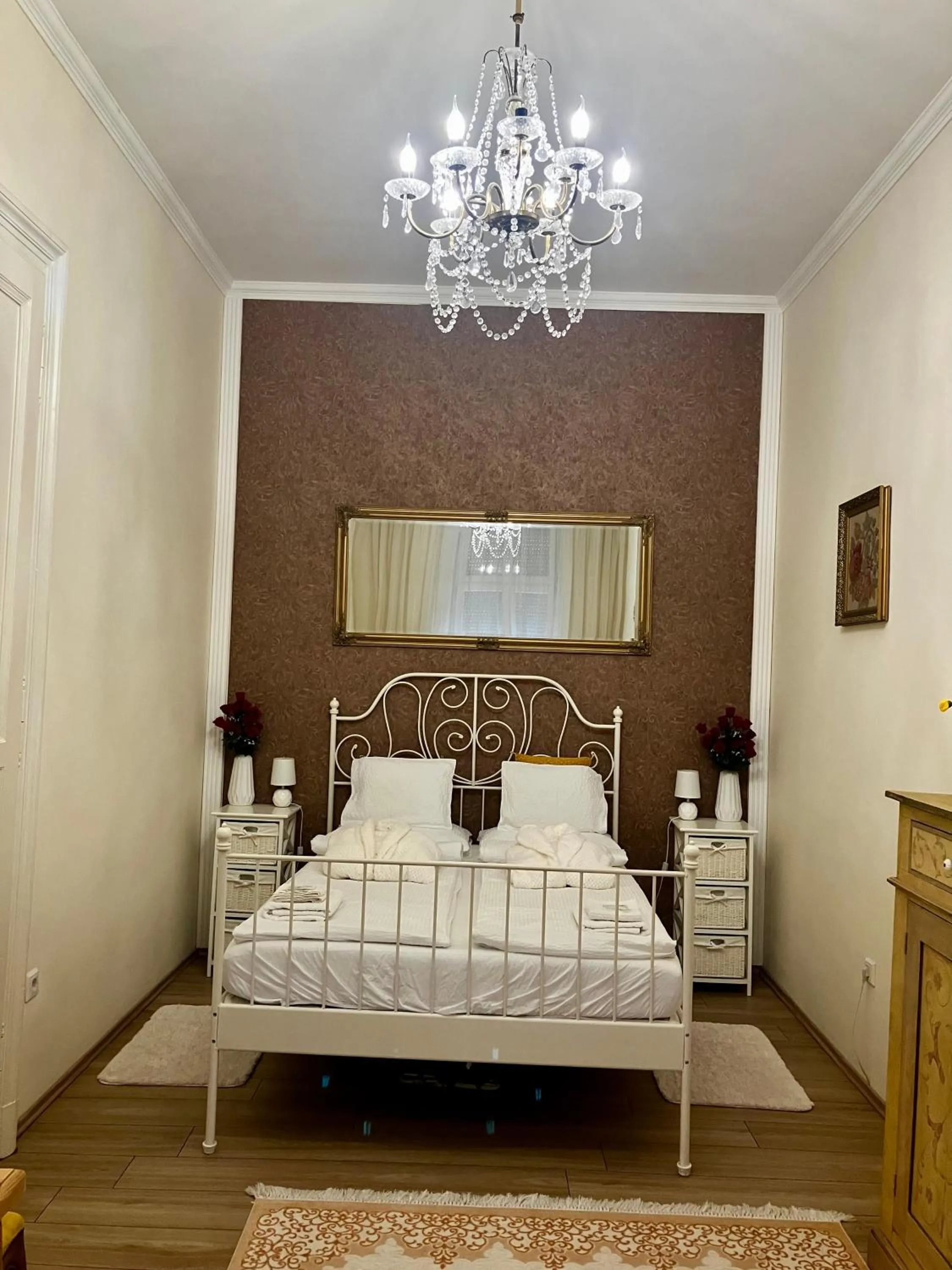 Bed in Logod Panorama Apartman