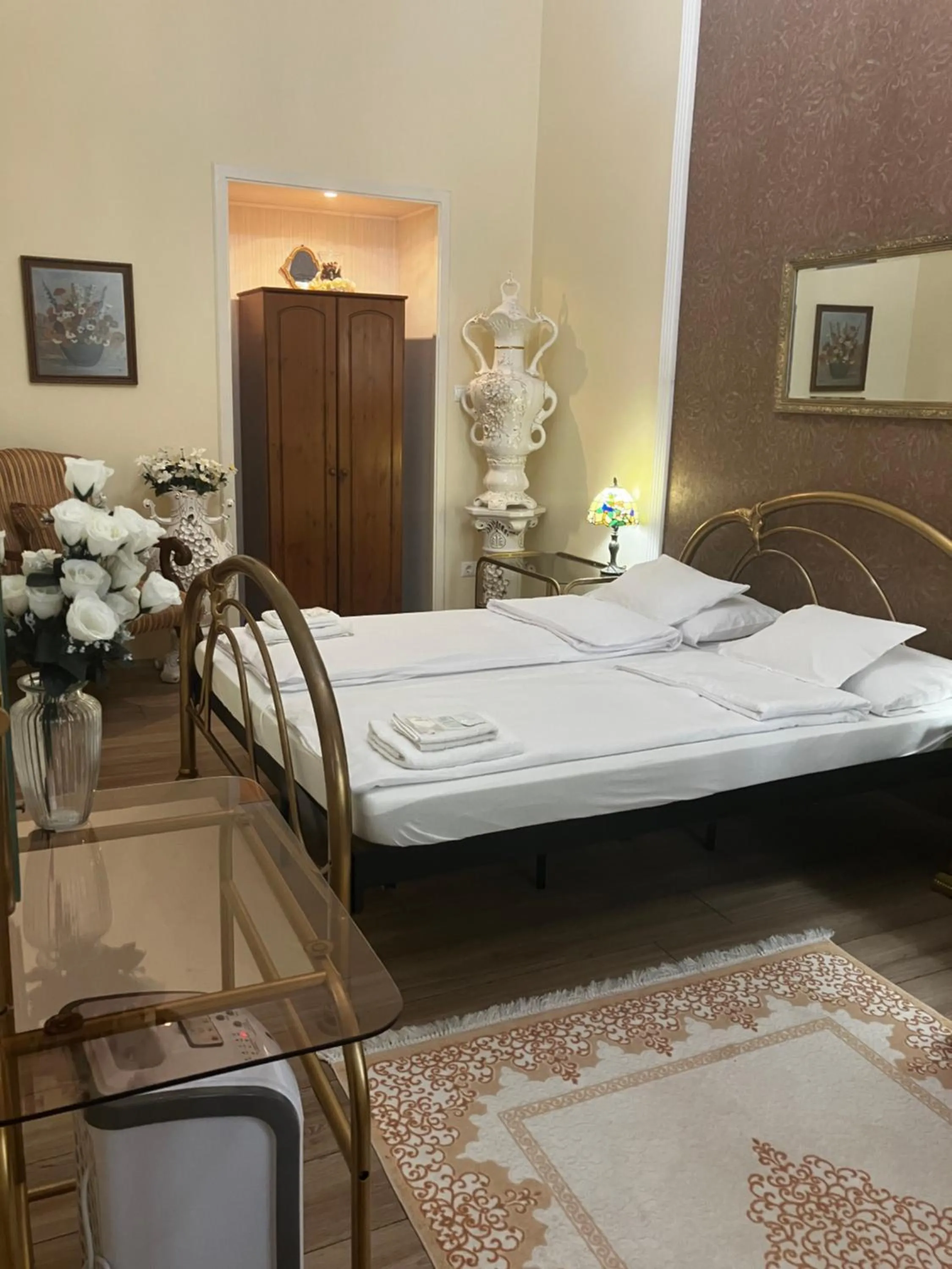Bed in Logod Panorama Apartman