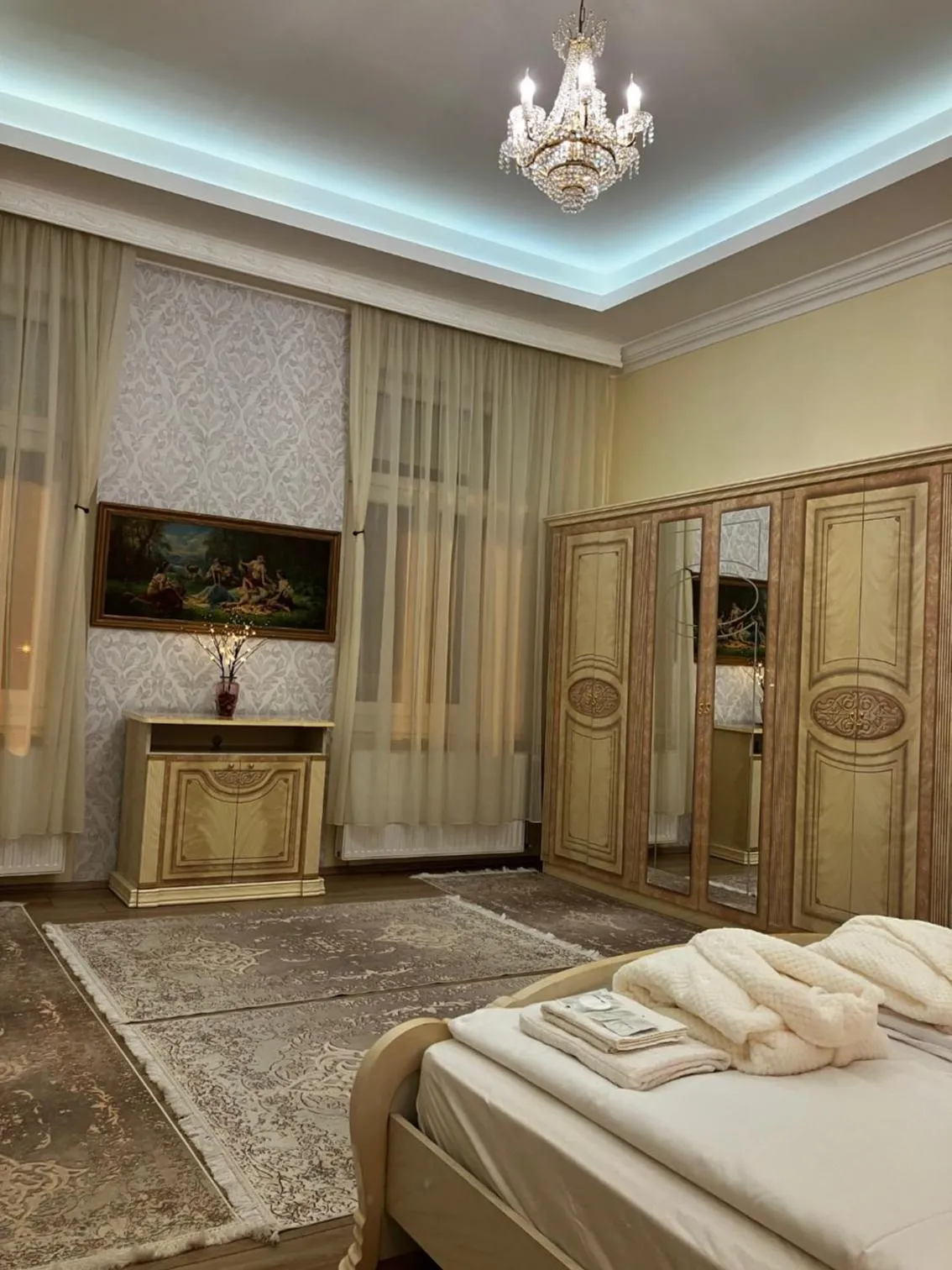 Bed in Logod Panorama Apartman