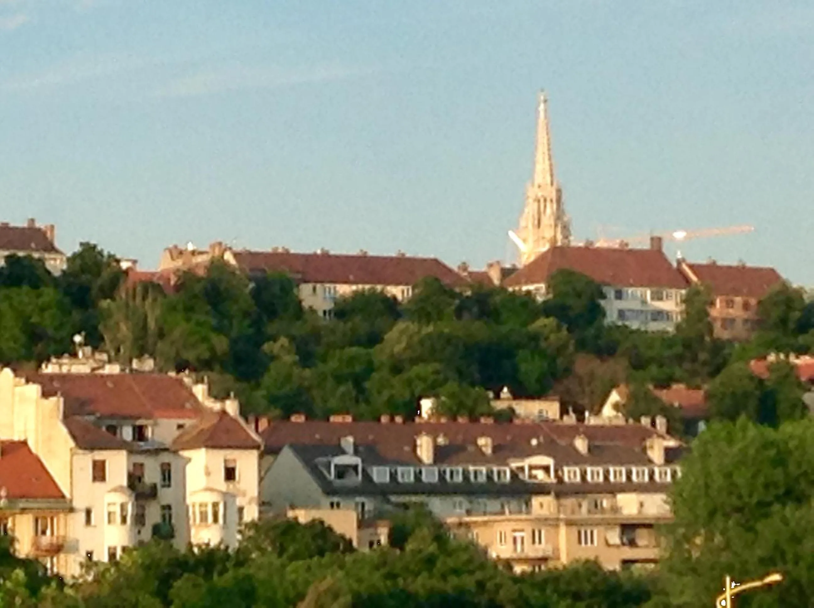 City view in Logod Panorama Apartman