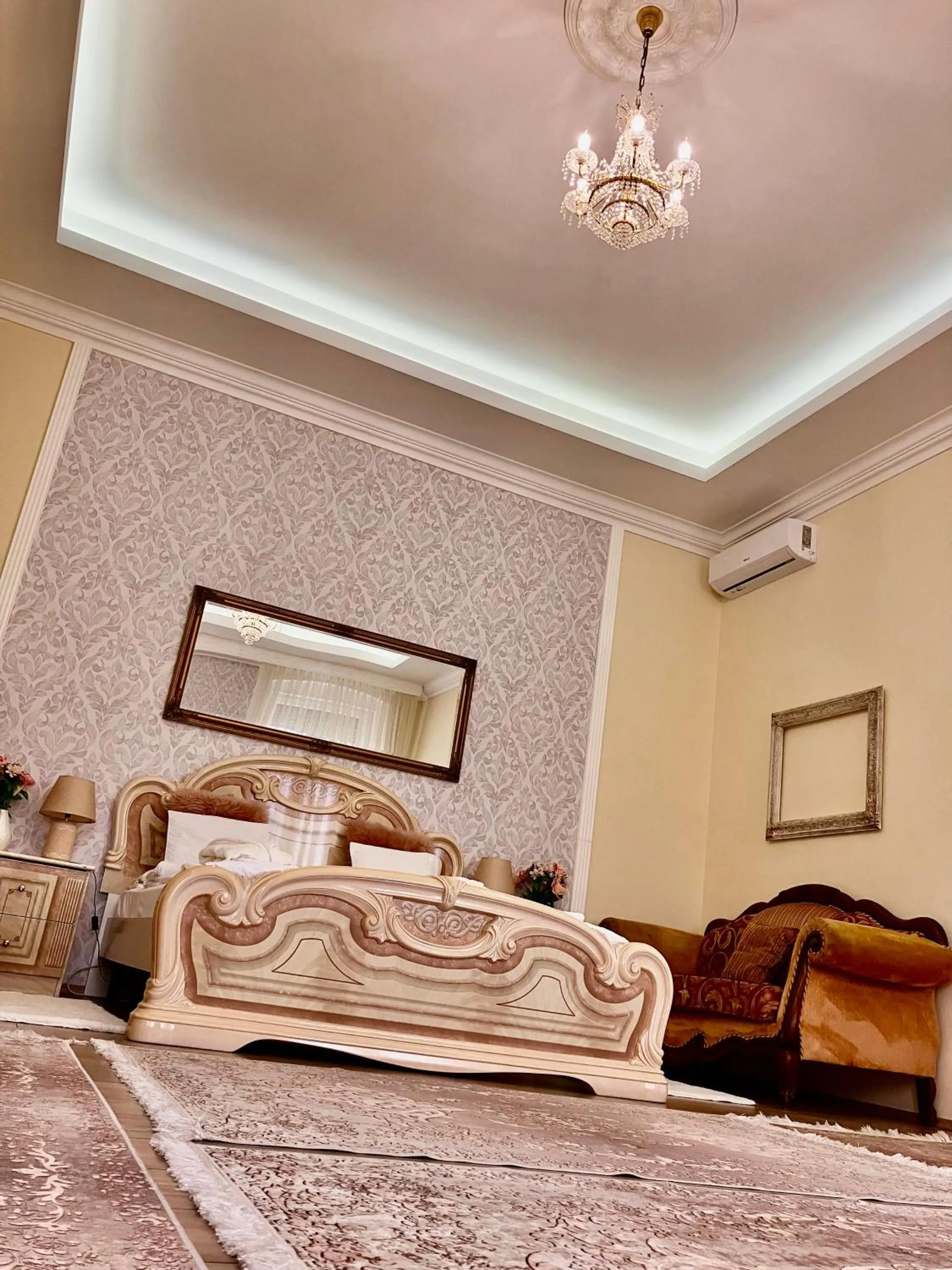 Bed in Logod Panorama Apartman