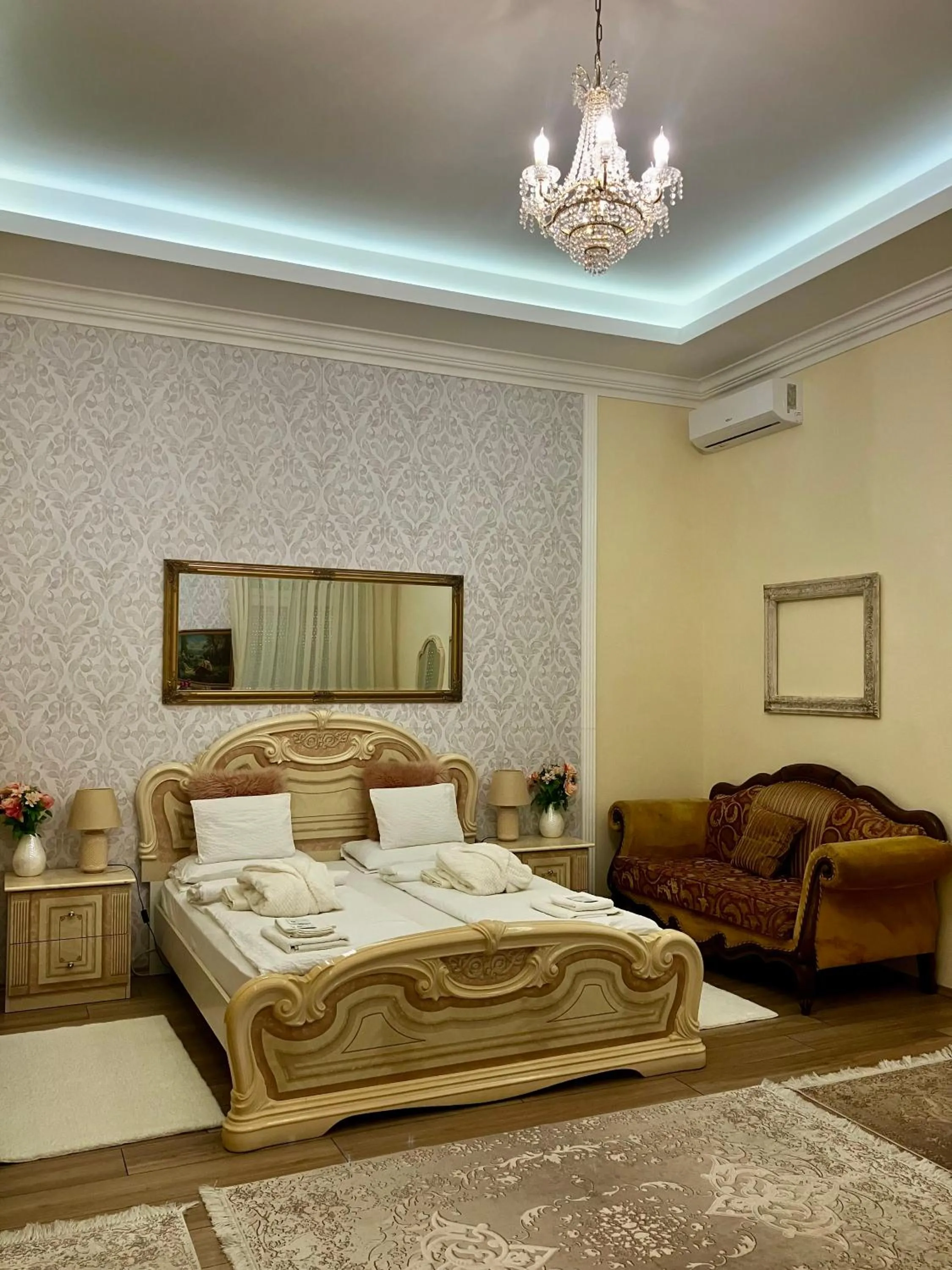 Bed in Logod Panorama Apartman