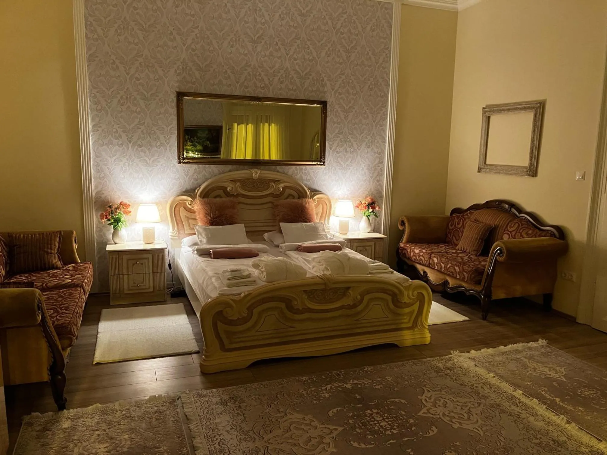 Bed in Logod Panorama Apartman