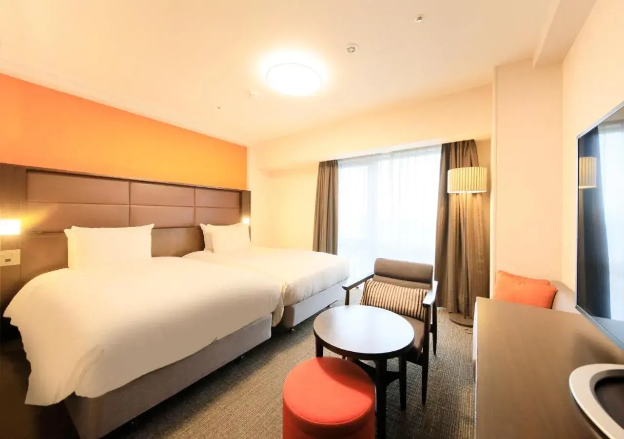 Bed in Richmond Hotel Namba Daikokucho Bed in Richmond Hotel Namba Daikokucho