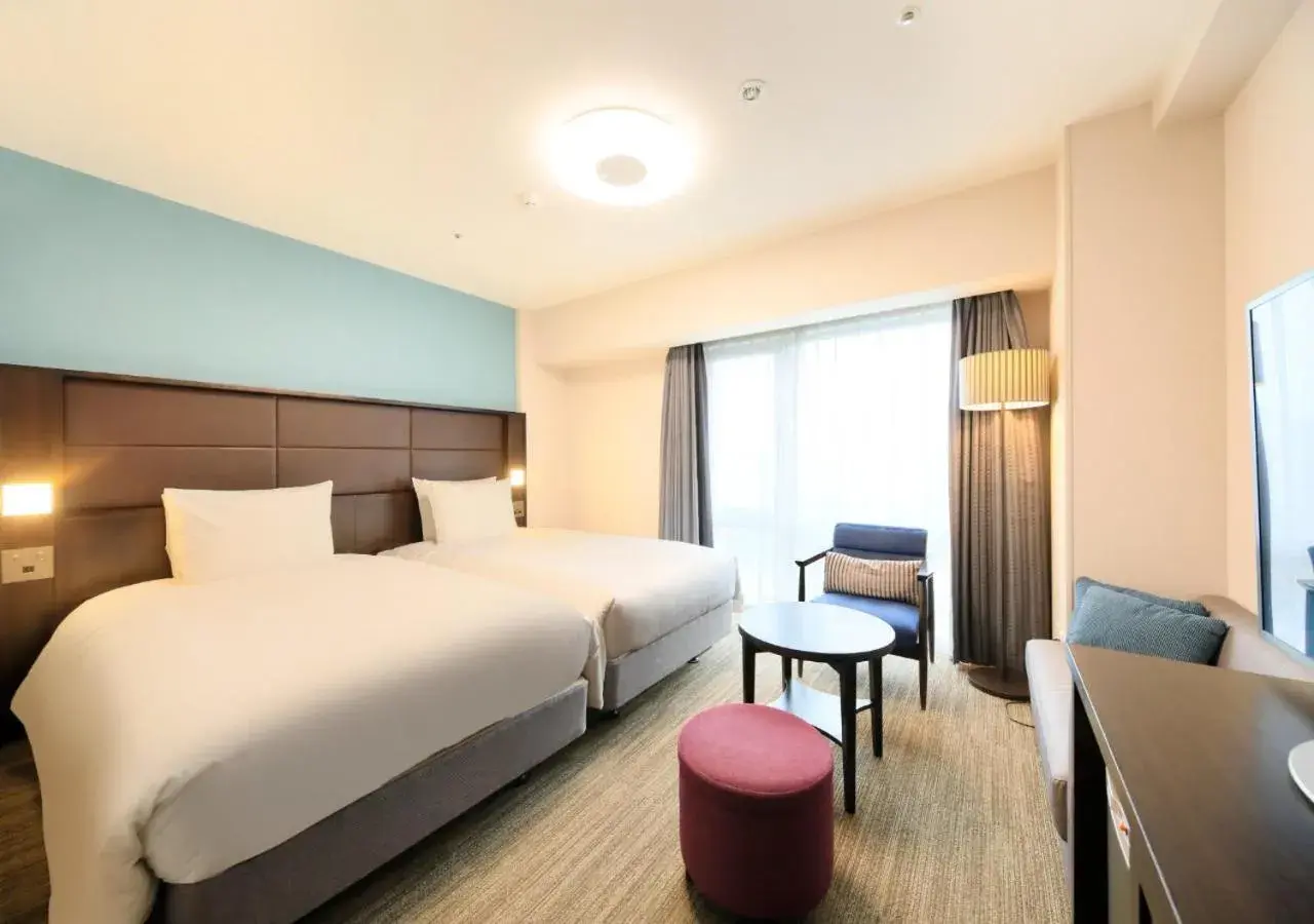 Bed in Richmond Hotel Namba Daikokucho Bed in Richmond Hotel Namba Daikokucho