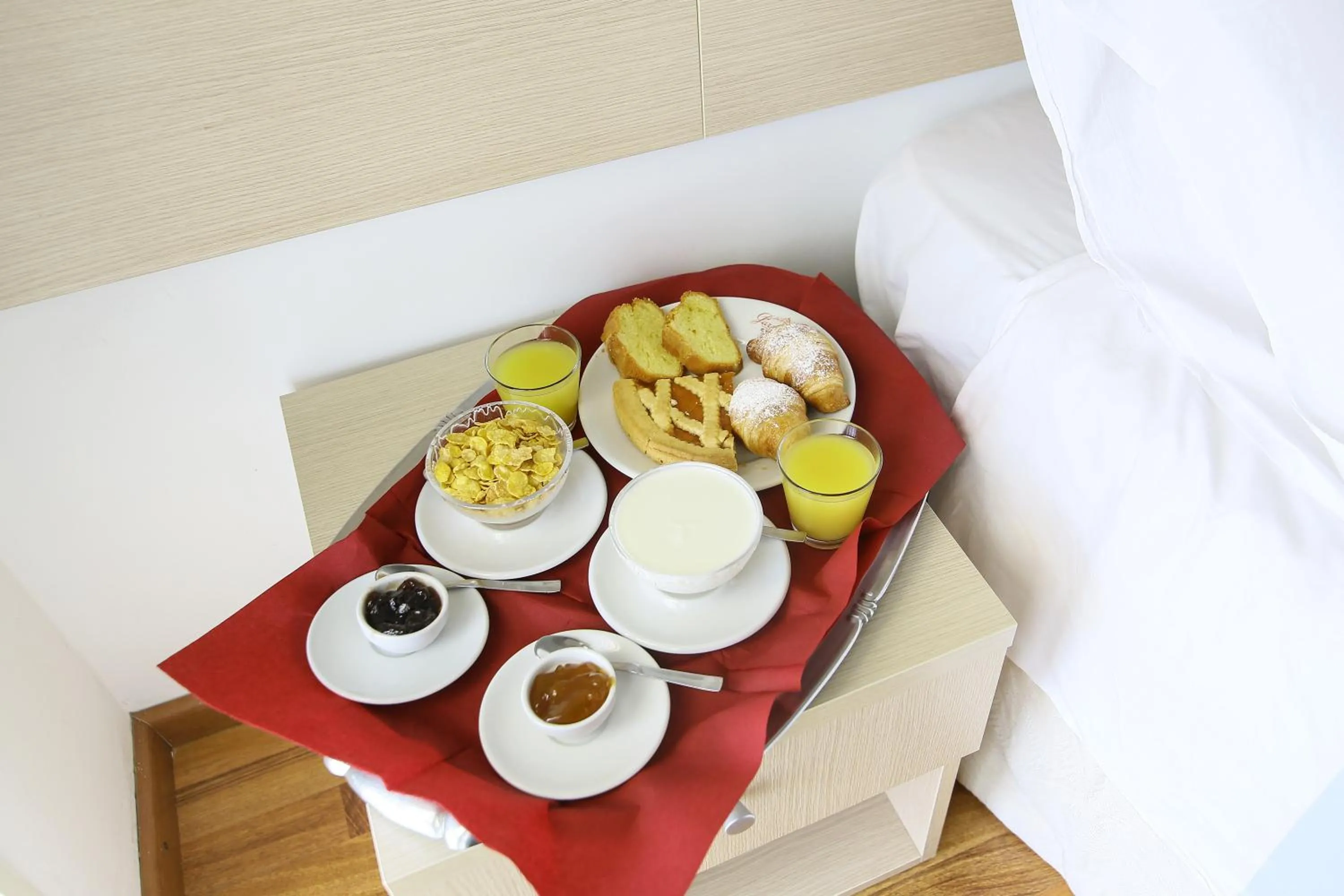 Bed in Hotel Paradiso