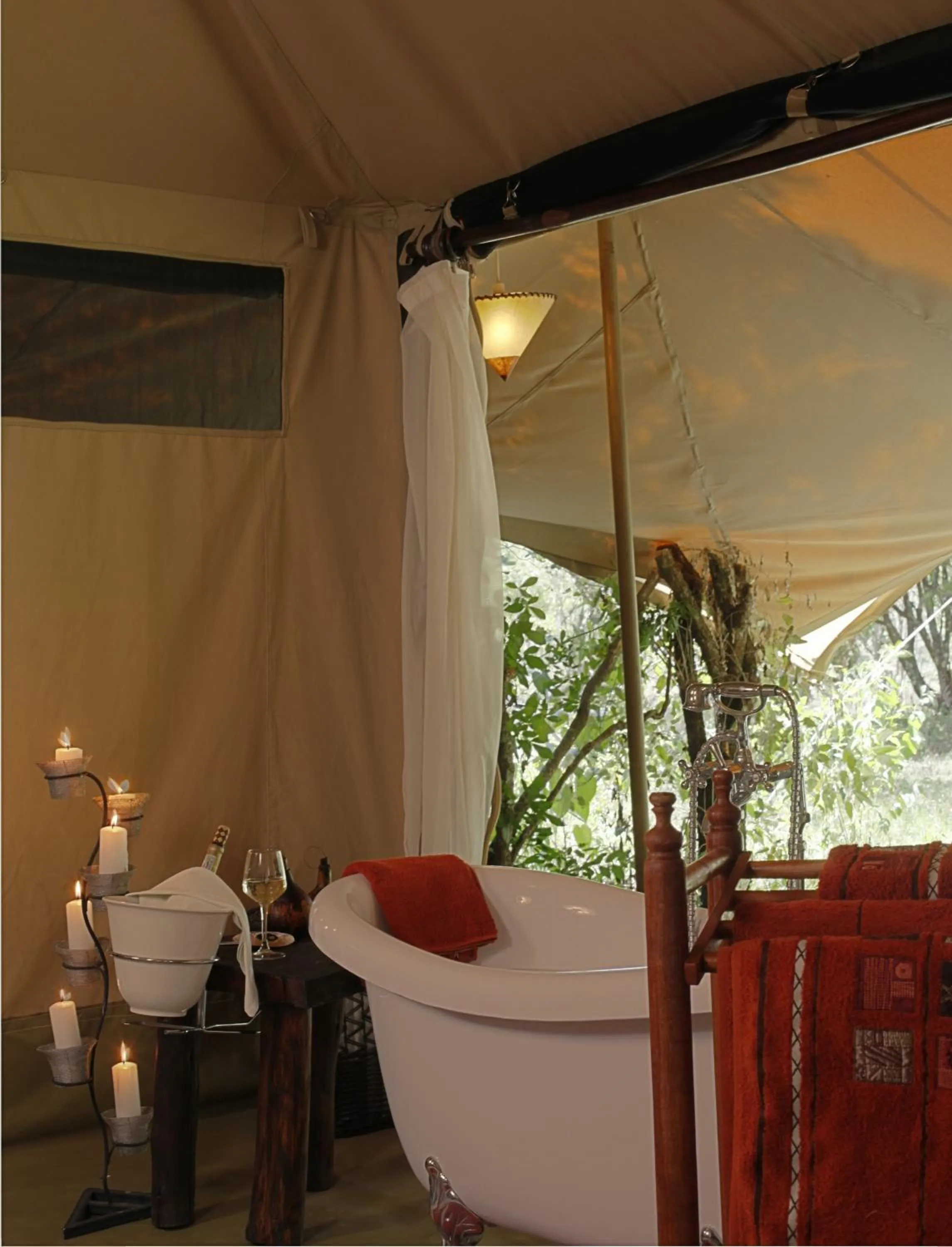 Bathroom in Mara Ngenche Safari Camp - Maasai Mara National Reserve