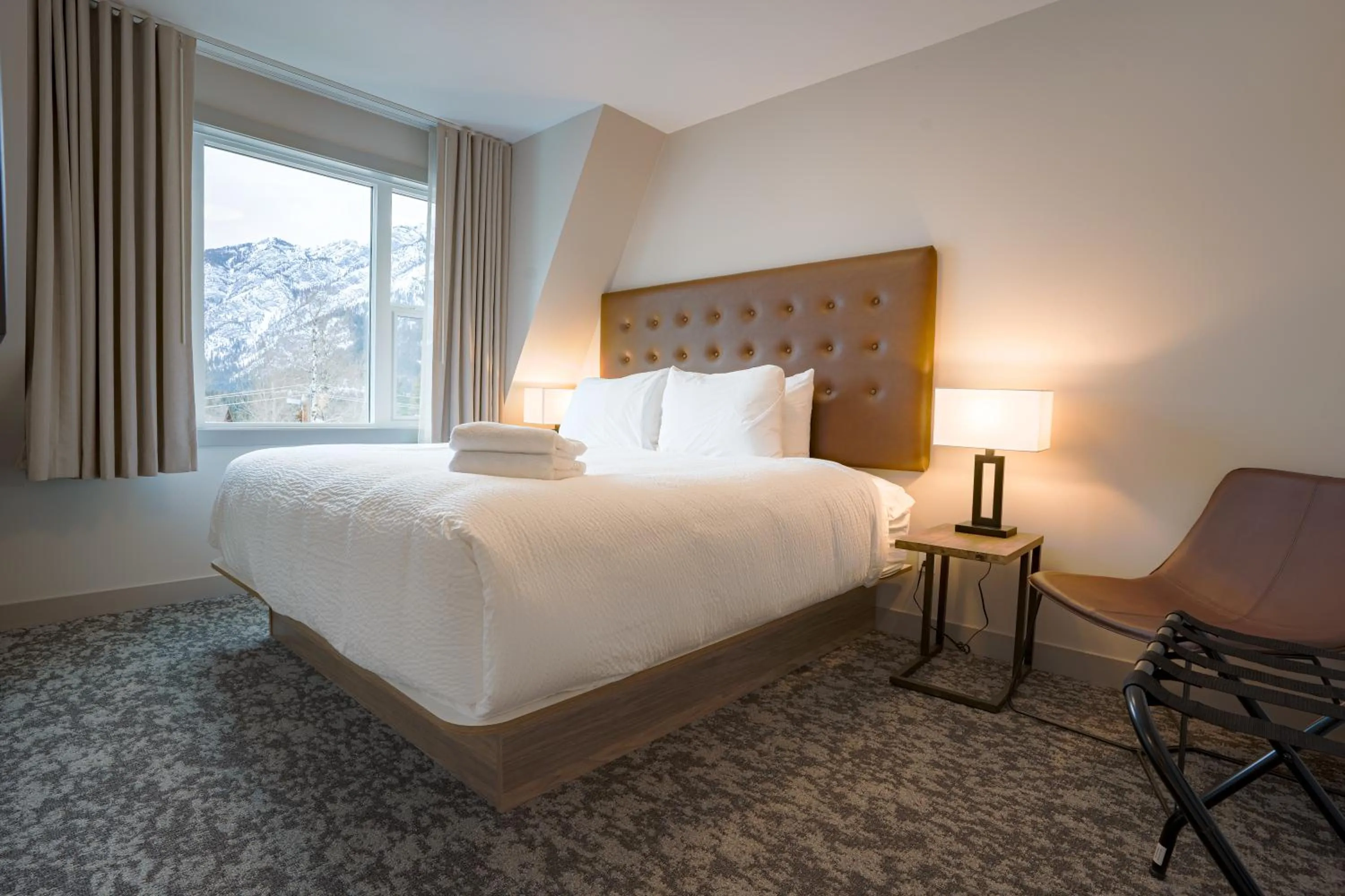 Bed in Basecamp Suites Banff