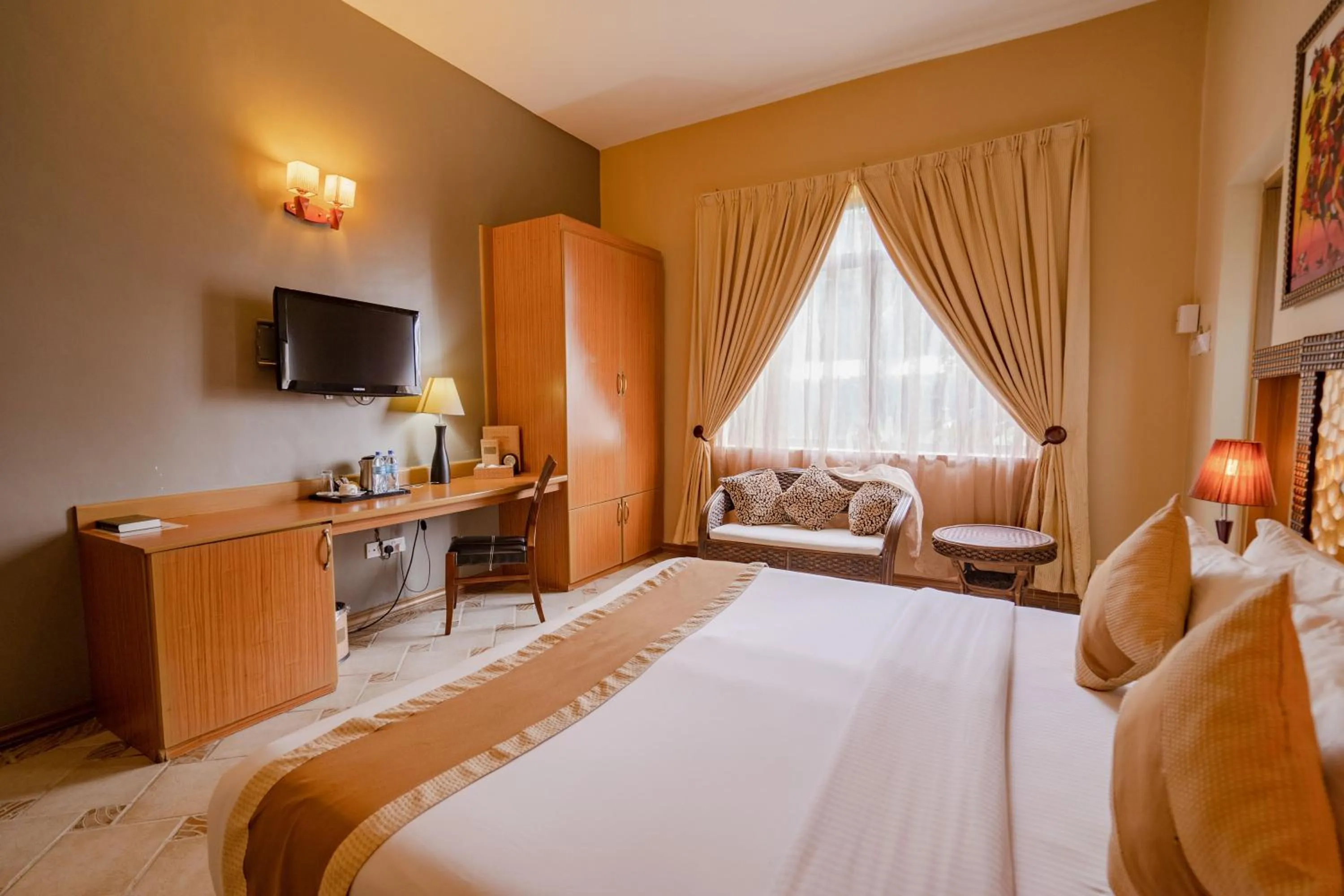 Bed in The Amariah Hotel & Apartments Mikocheni