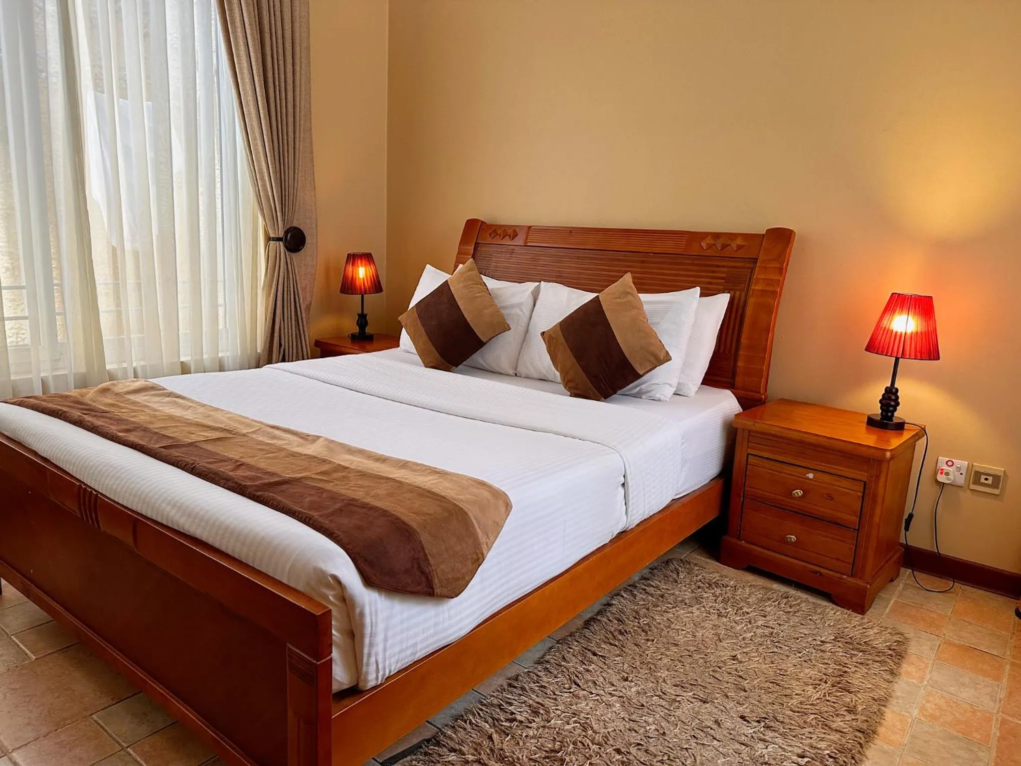 Bed in The Amariah Hotel & Apartments Mikocheni