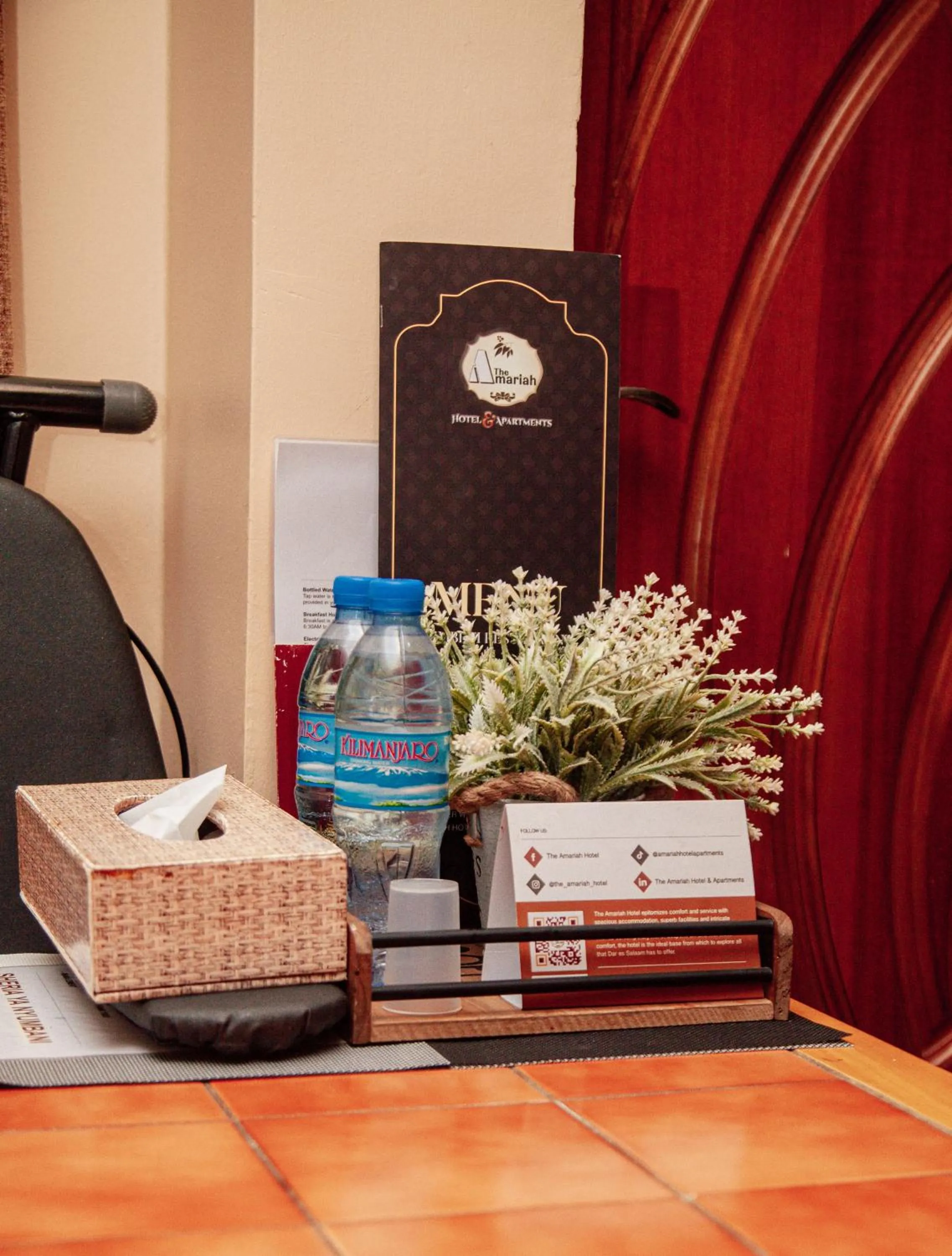 concierge in The Amariah Hotel & Apartments Mikocheni