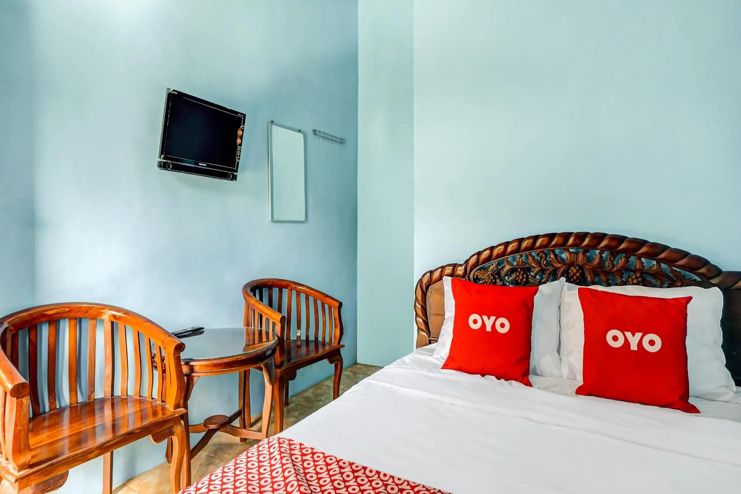 Bedroom, Bed in OYO Life 90879 Ara Predator Funpark