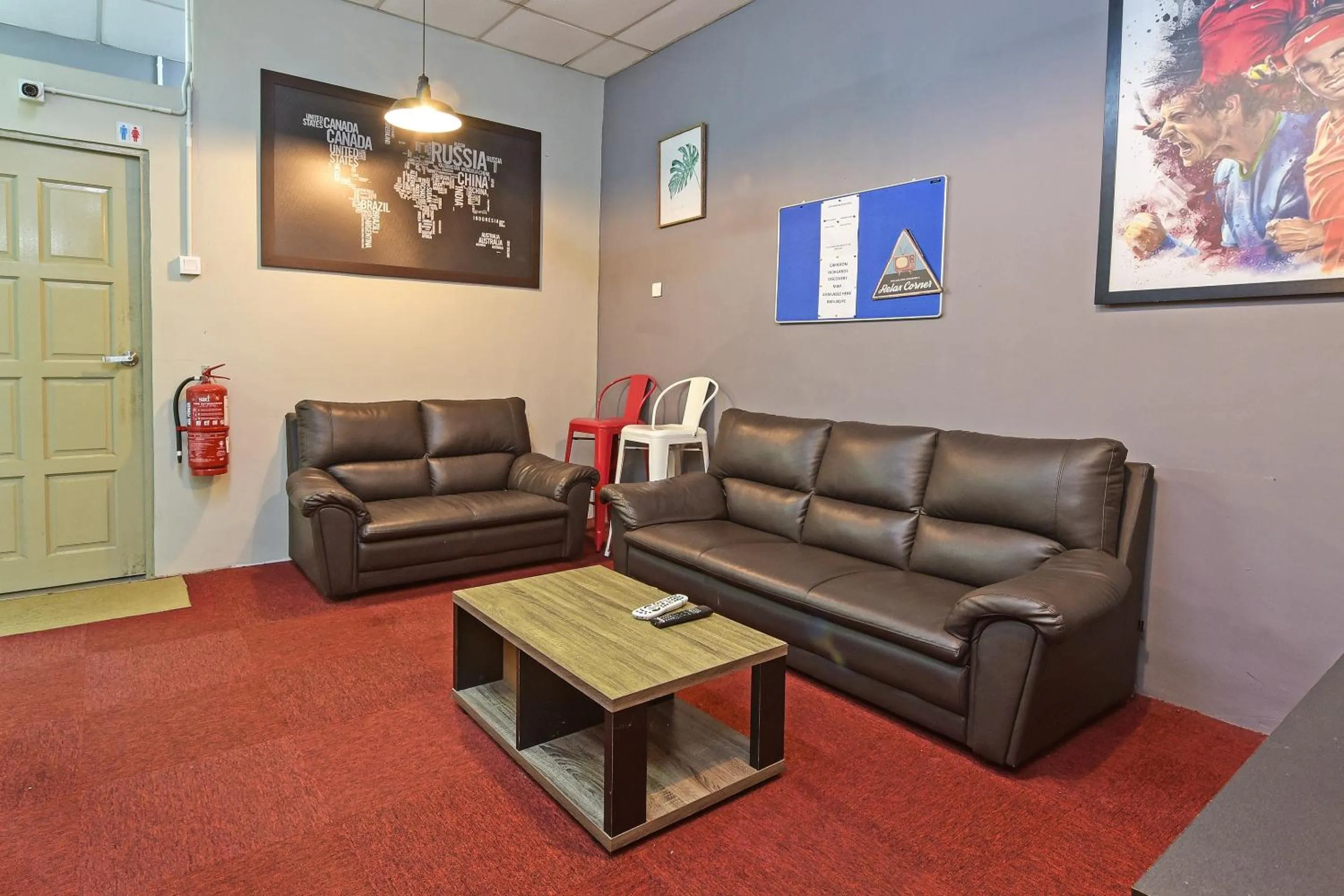 Lobby or reception in Hotel O Bed Station Guest House Dormitory