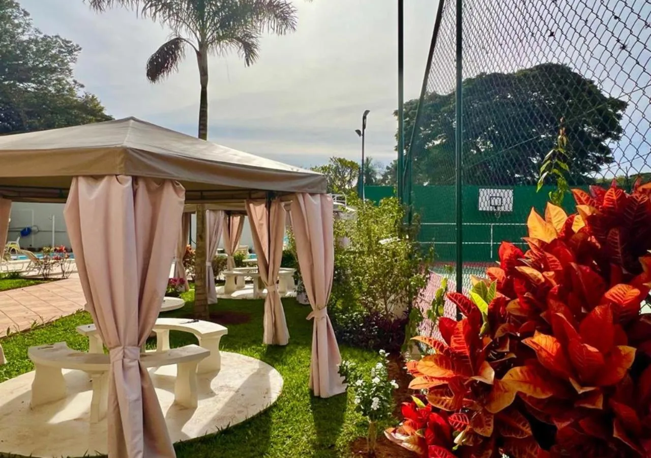 Patio in The Helvetia Polo Villa