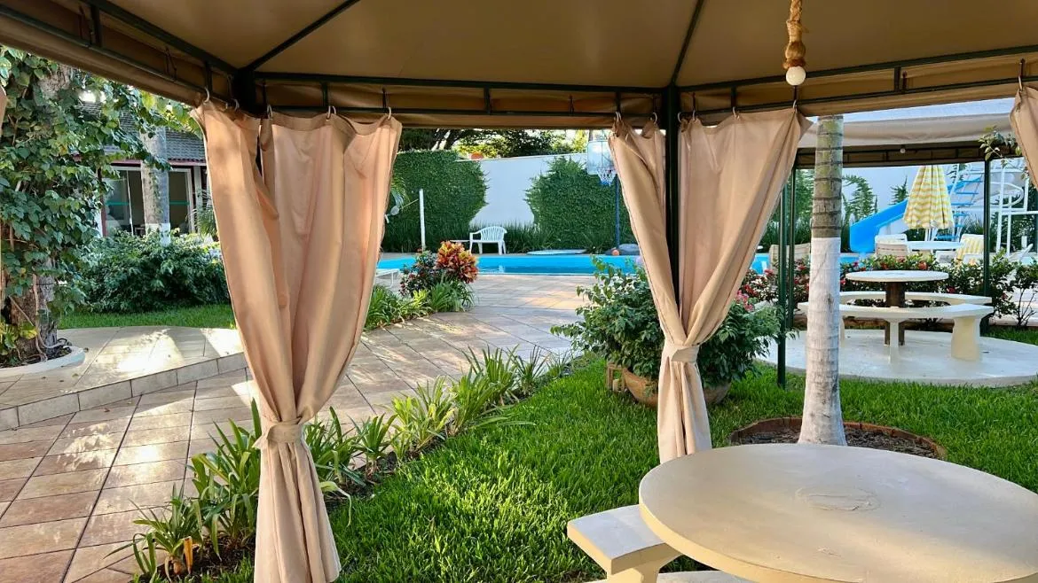 Patio in The Helvetia Polo Villa