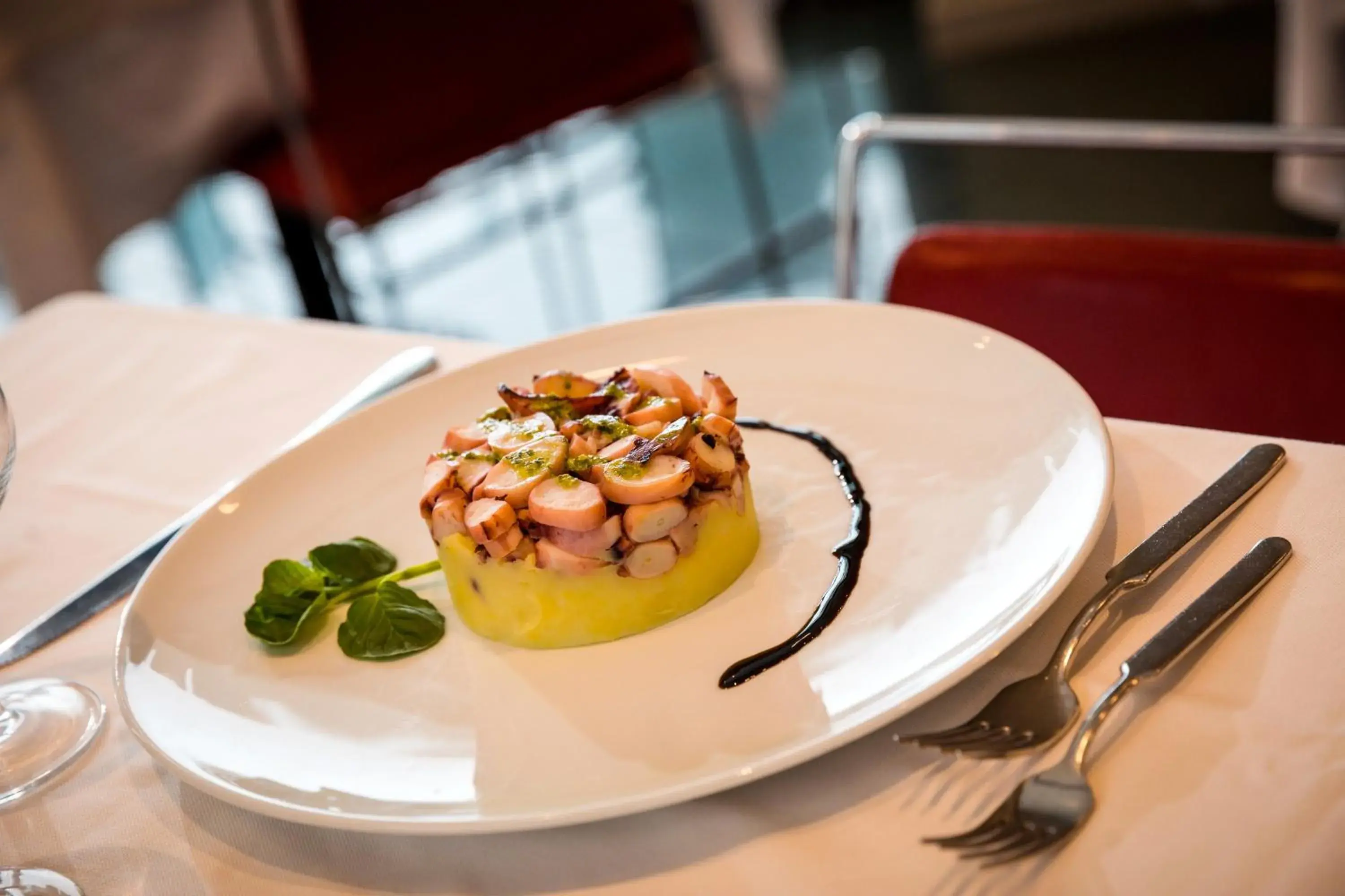 Food close-up in Waldorf Palace Hotel