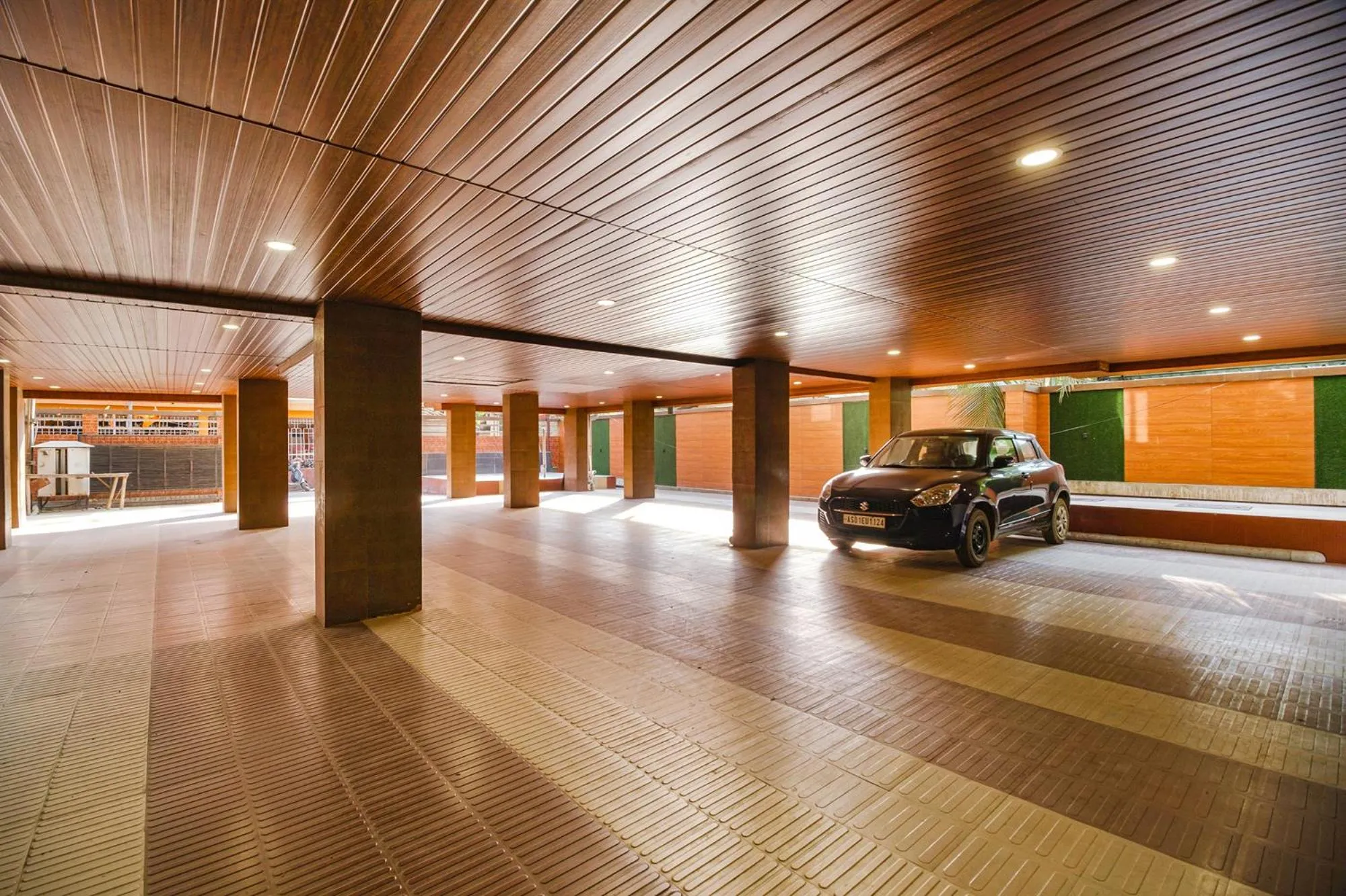 Parking in FabHotel Apple Tree