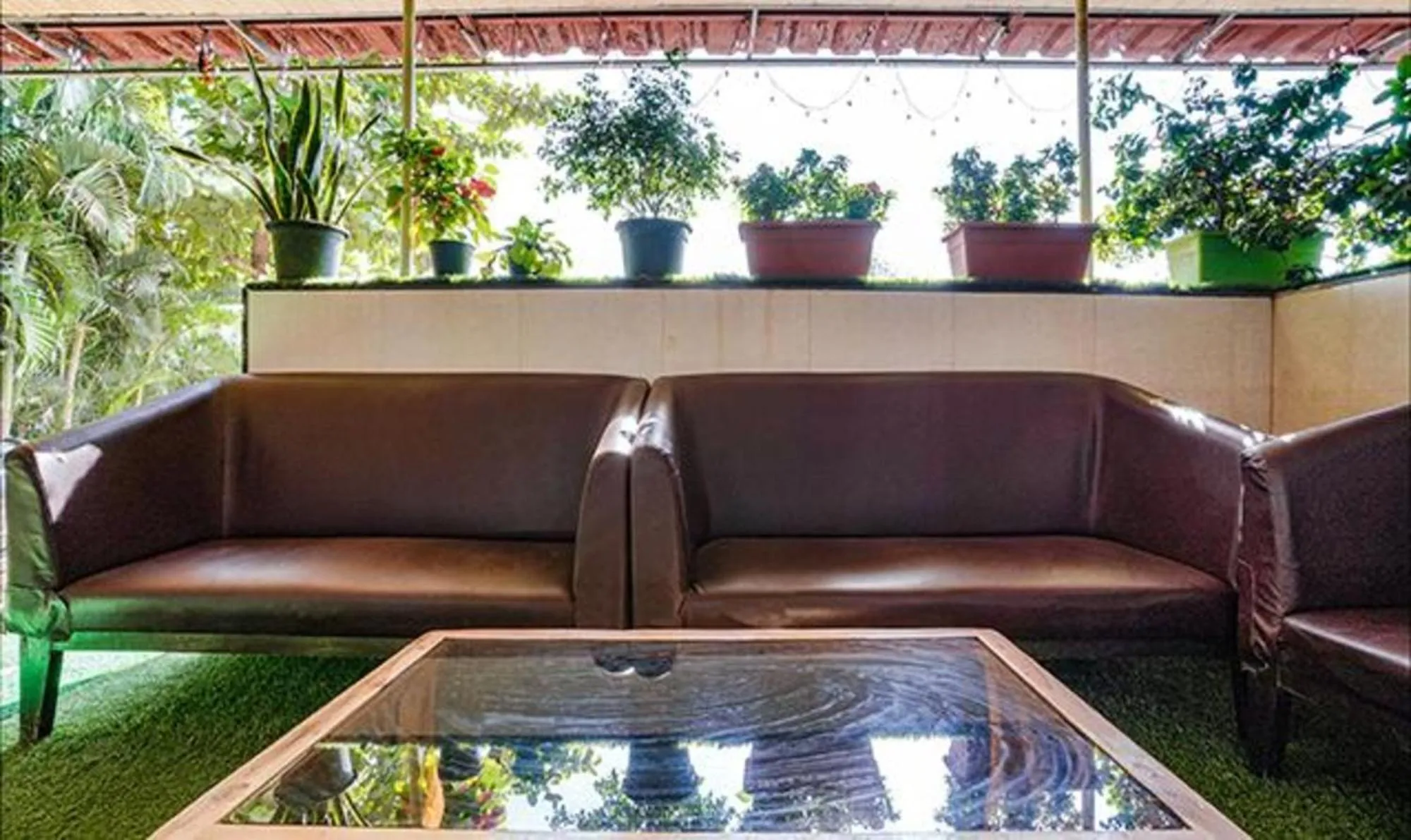 Seating area in FabHotel White Gold - Nr Mahape