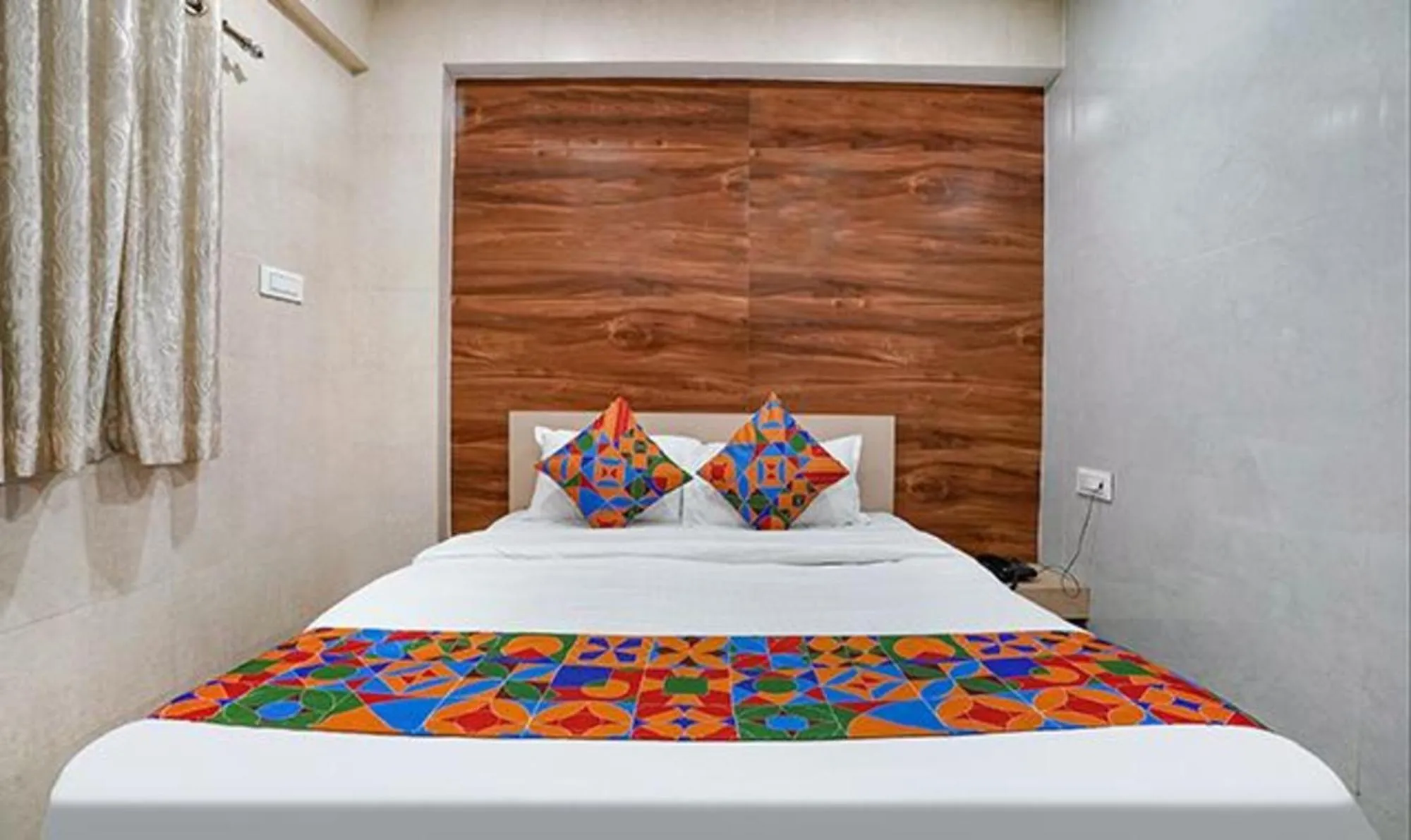 Bed in FabHotel White Gold - Nr Mahape