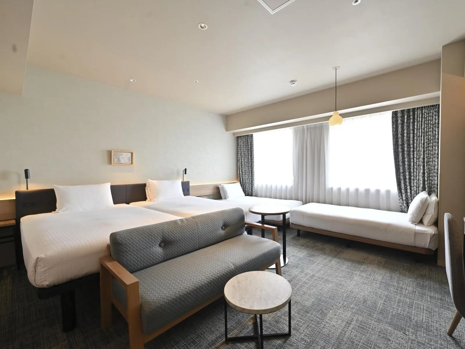 Photo of the whole room, Bed in GRIDS PREMIUM HOTEL OTARU