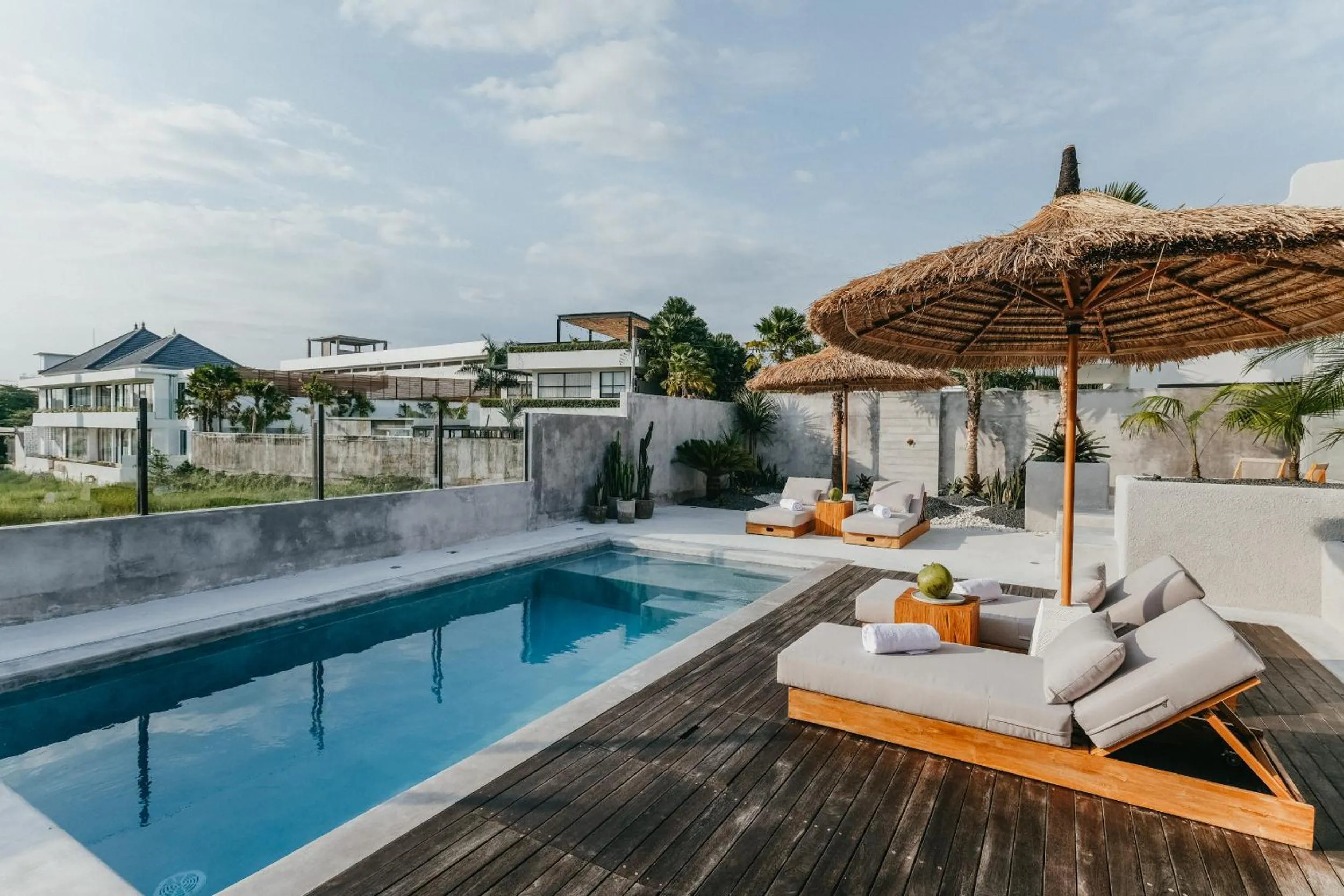 Swimming pool in Concrete Retreat Villa
