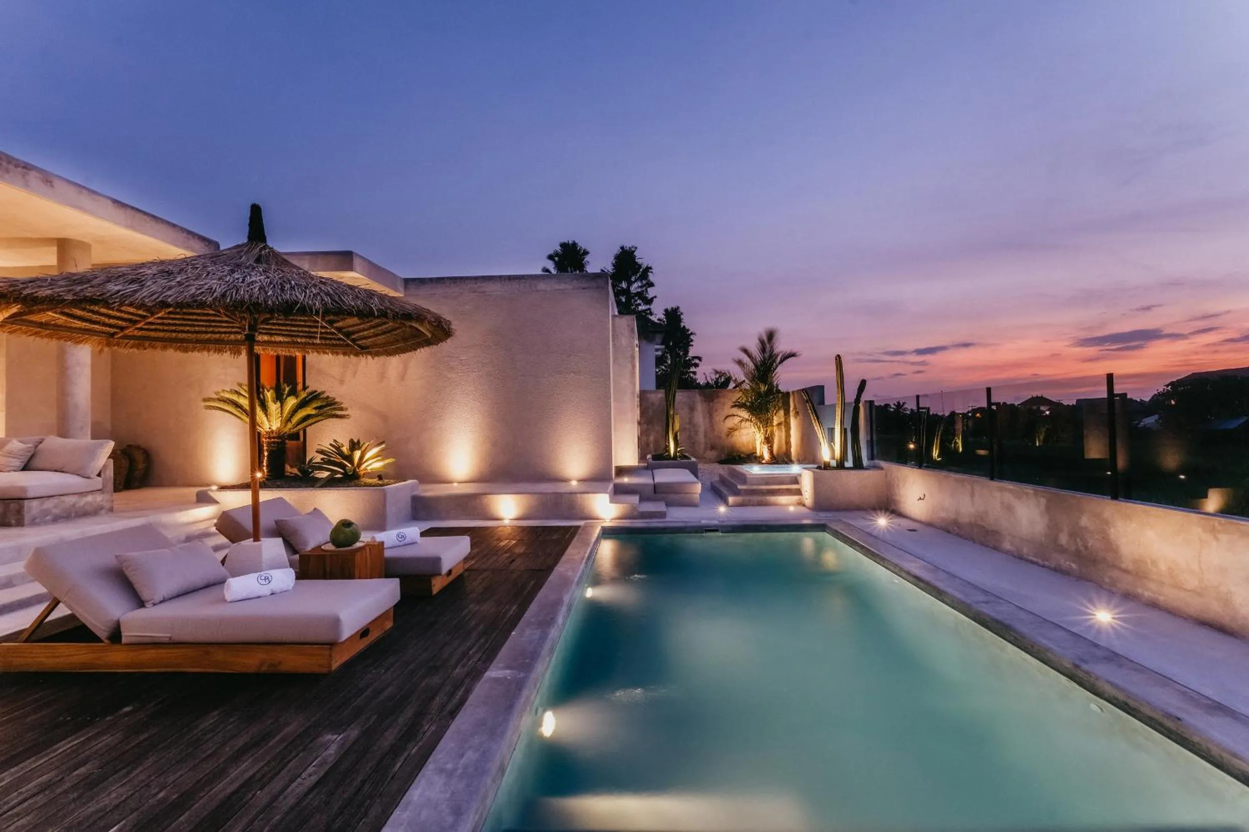 Swimming pool in Concrete Retreat Villa