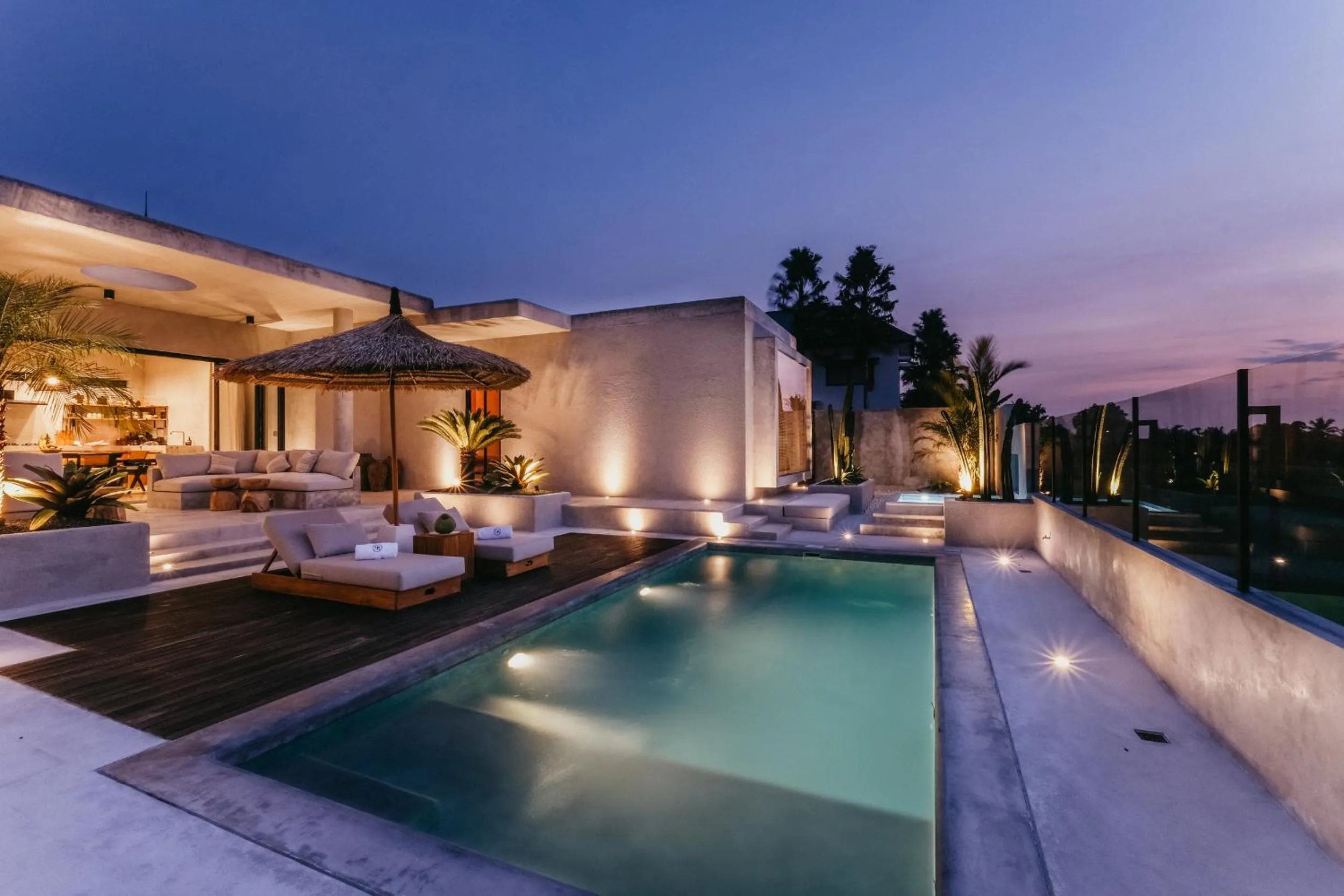 Swimming pool in Concrete Retreat Villa