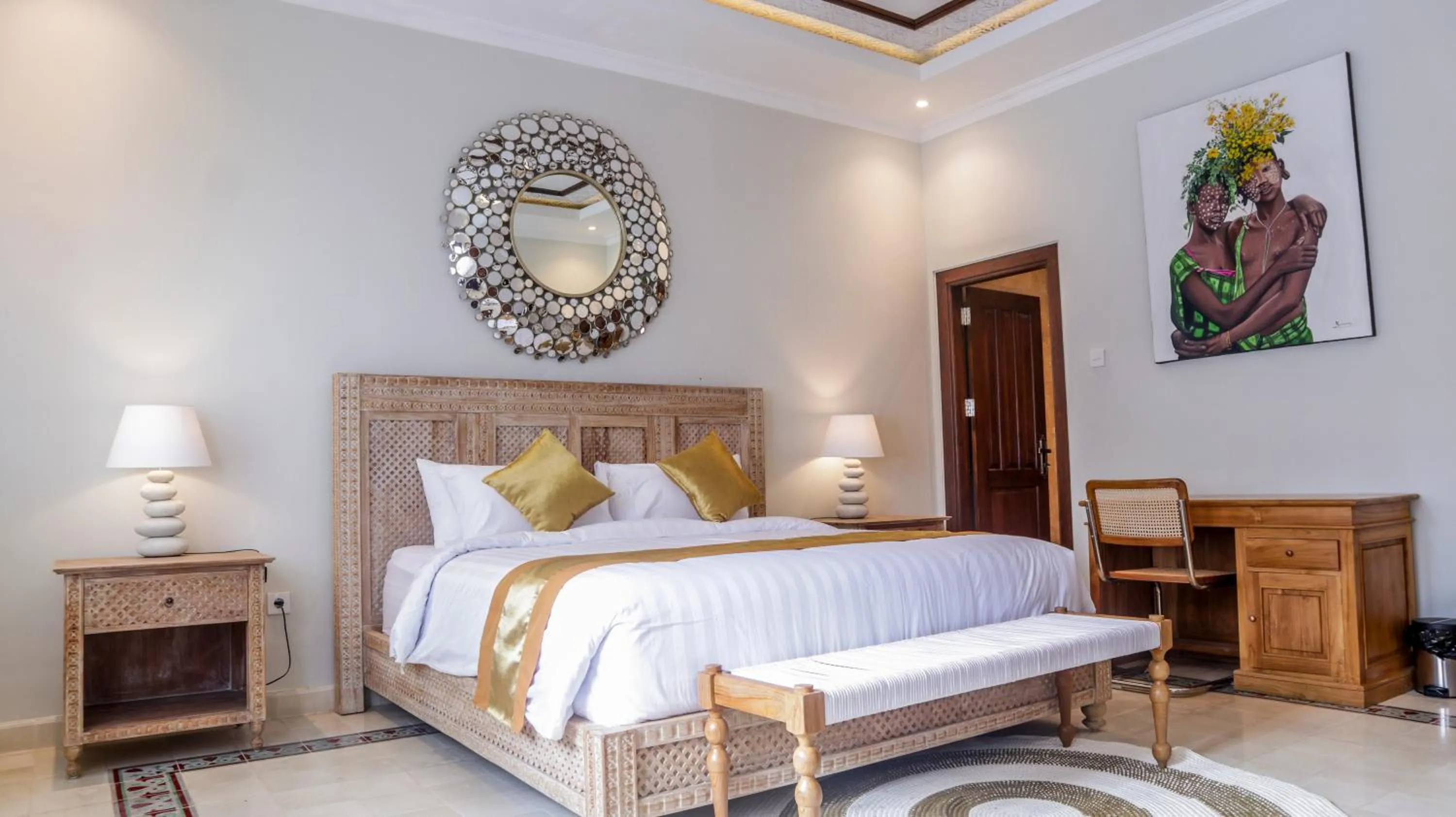 Bedroom, Bed in Omah Siliran Heritage