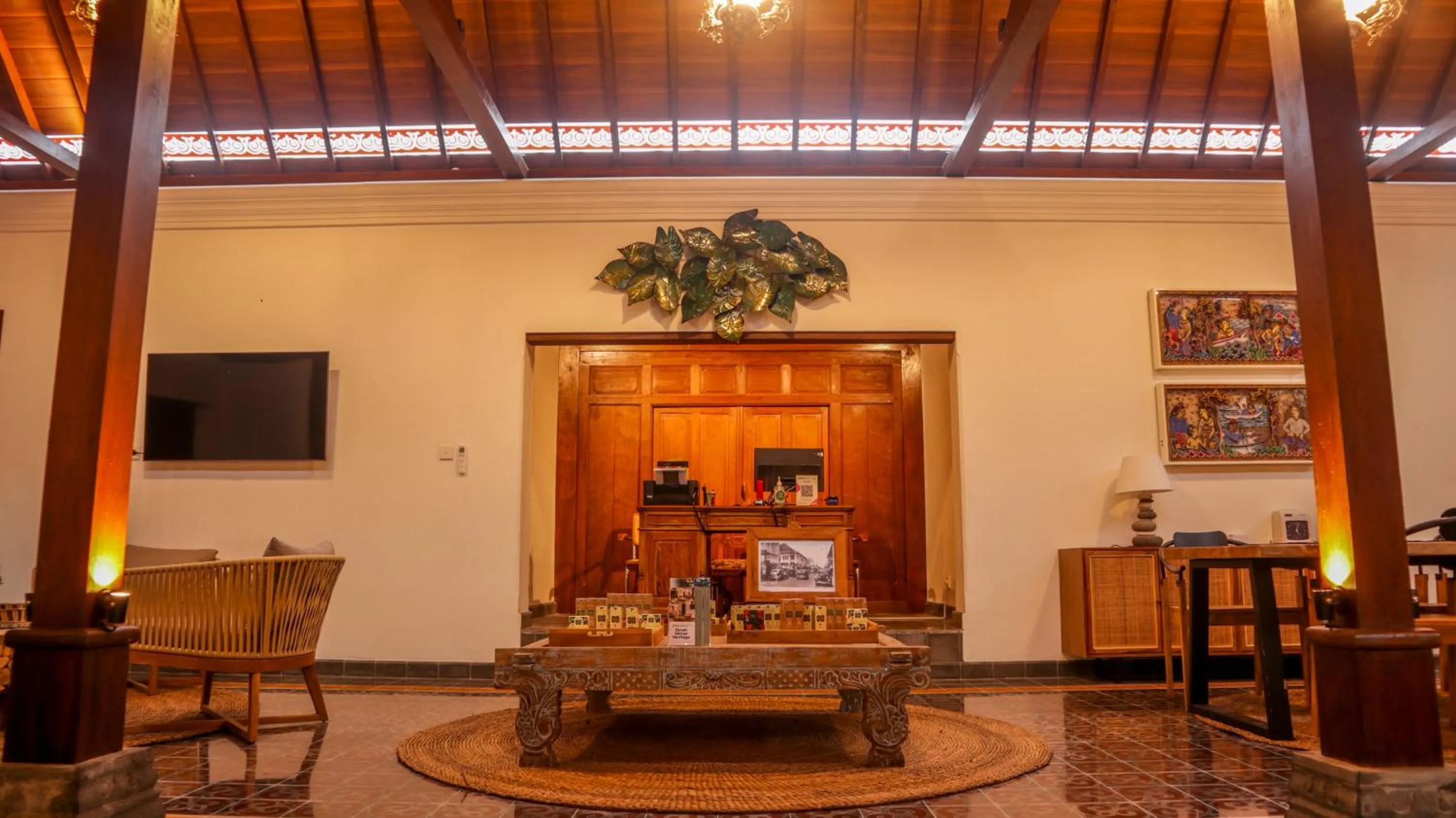 Lobby or reception in Omah Siliran Heritage