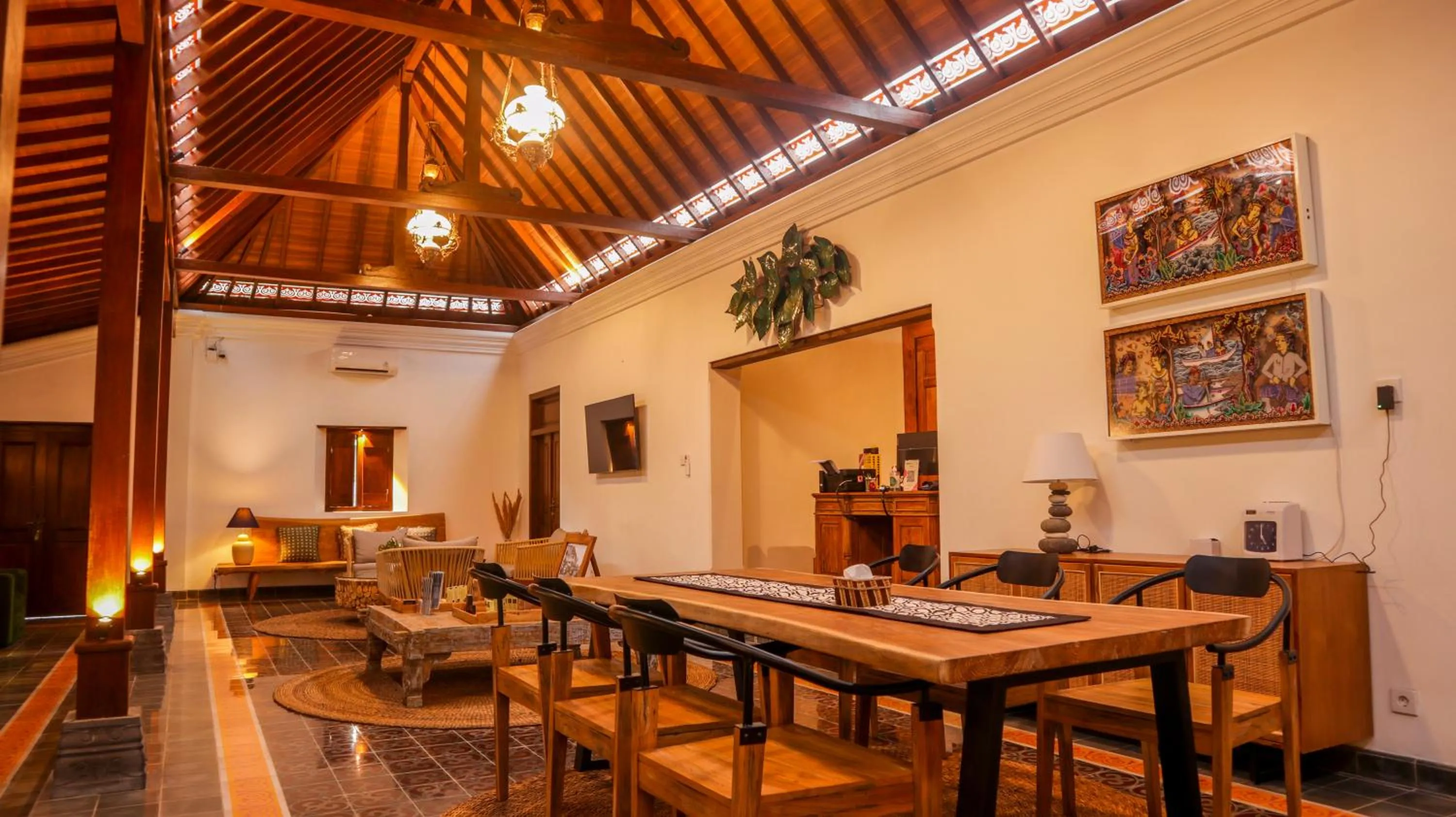 Lobby or reception in Omah Siliran Heritage