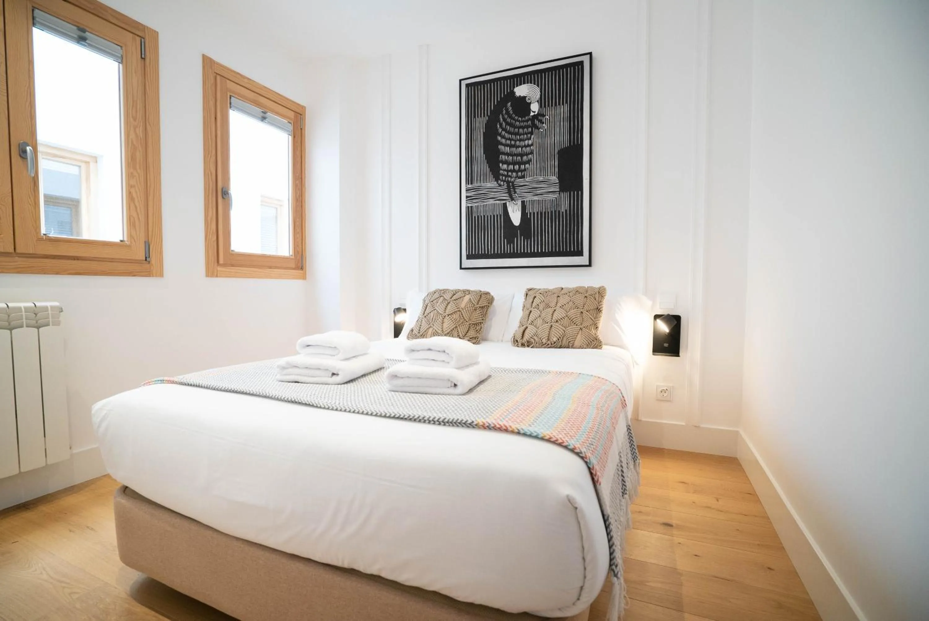 Bed in Smartr Madrid Gran Via Apartments